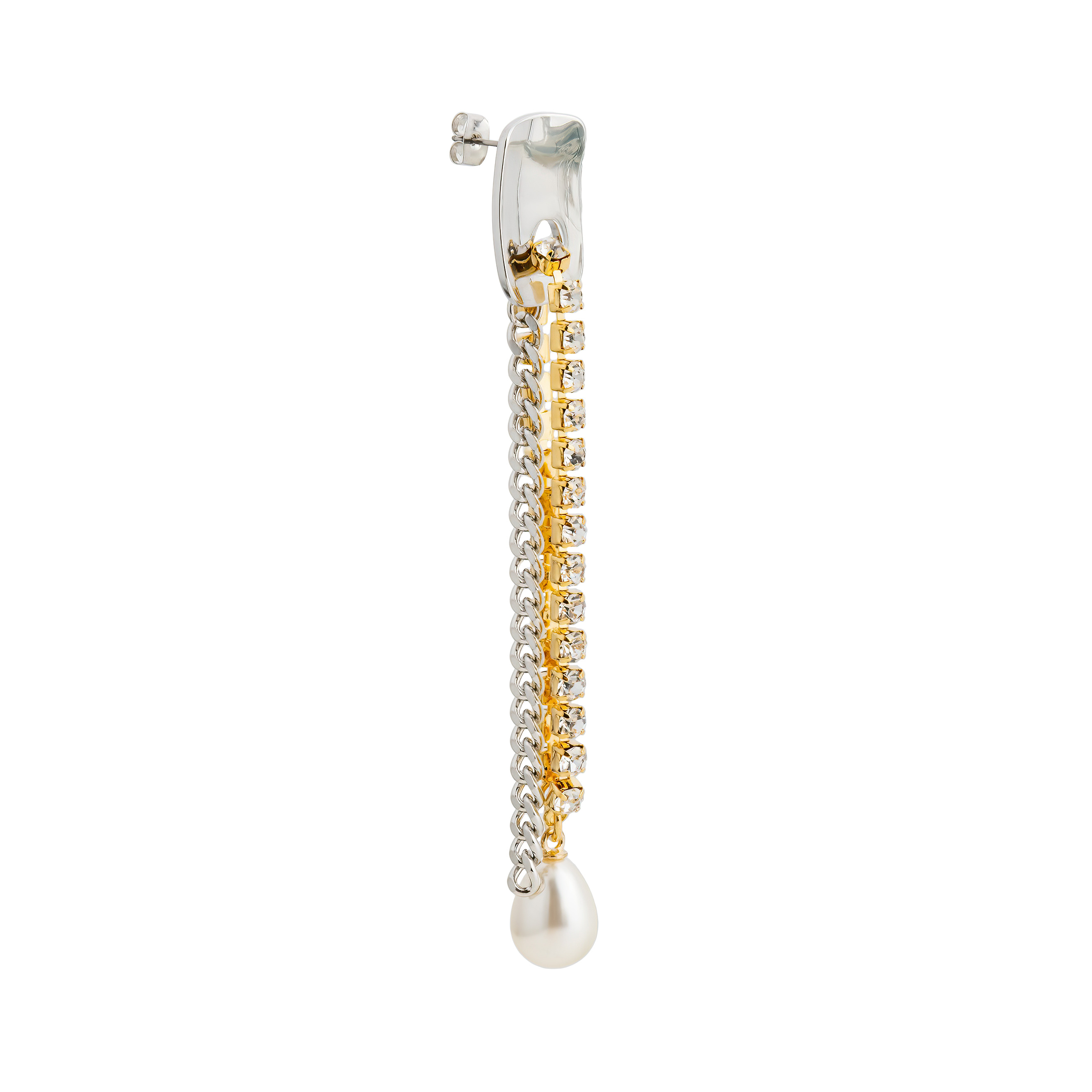 pussets with crystals, chains and pearls