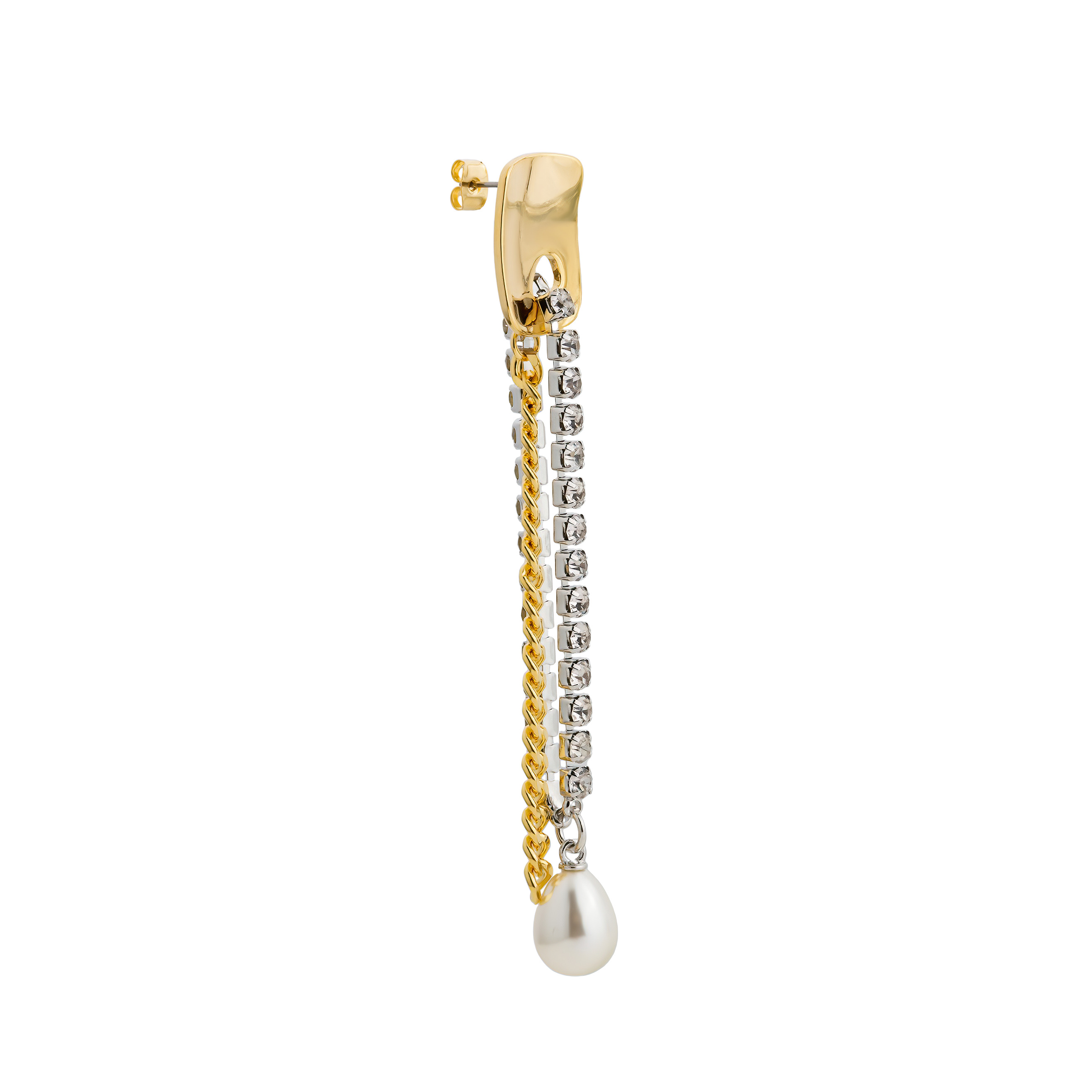poussettes with crystals, chains and pearls