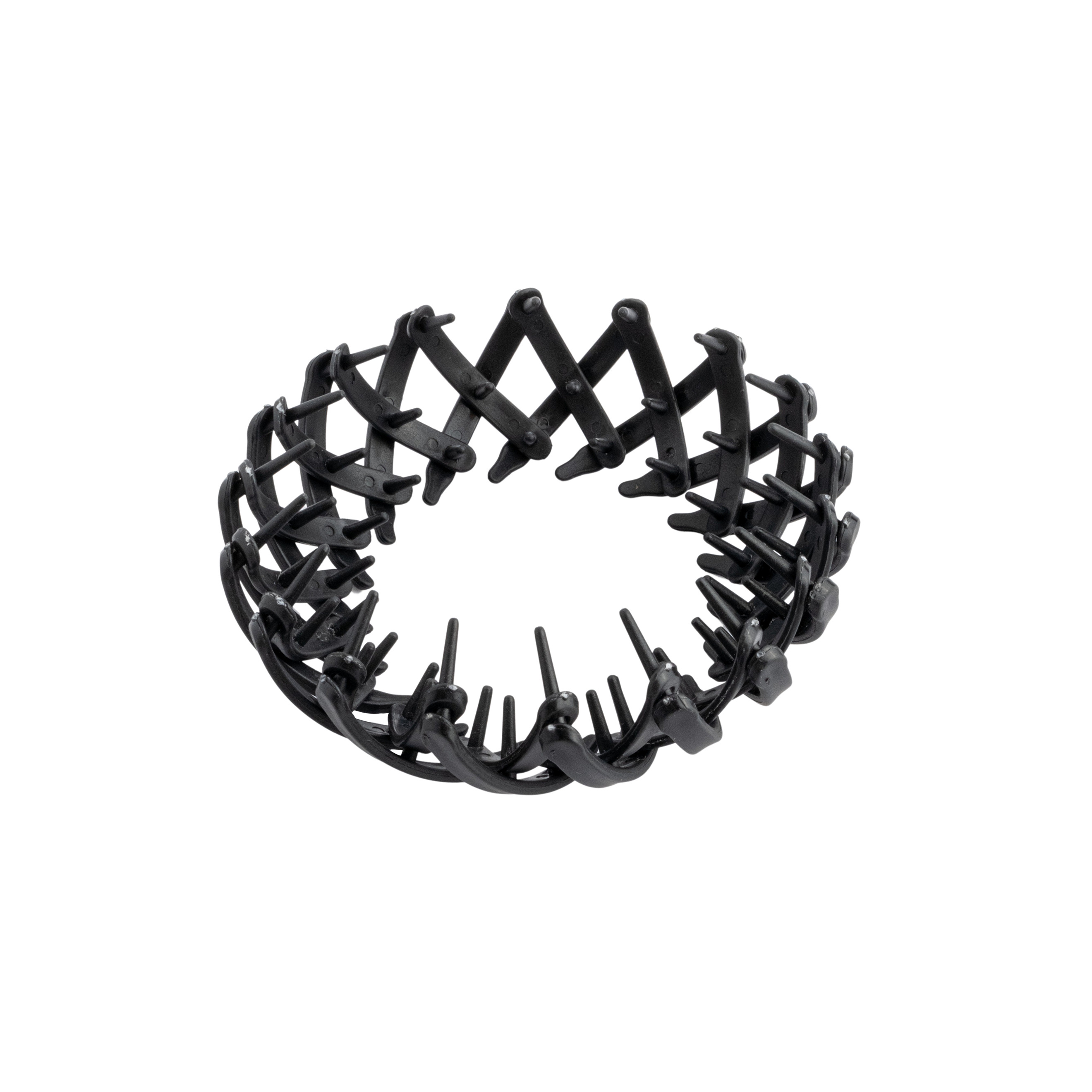 Round black hairpin