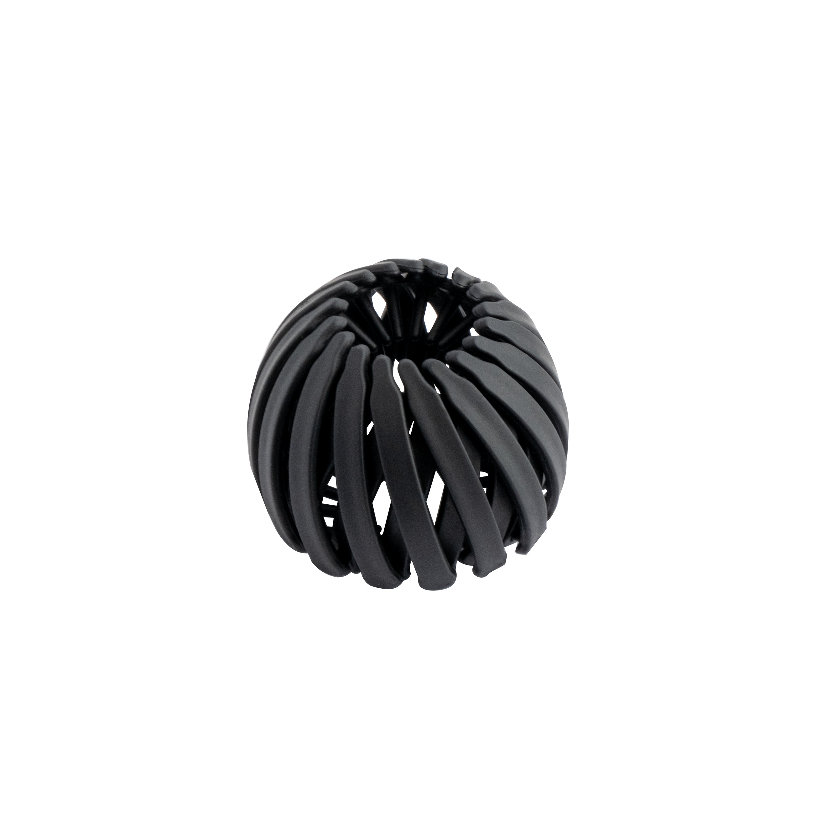 Round black hairpin