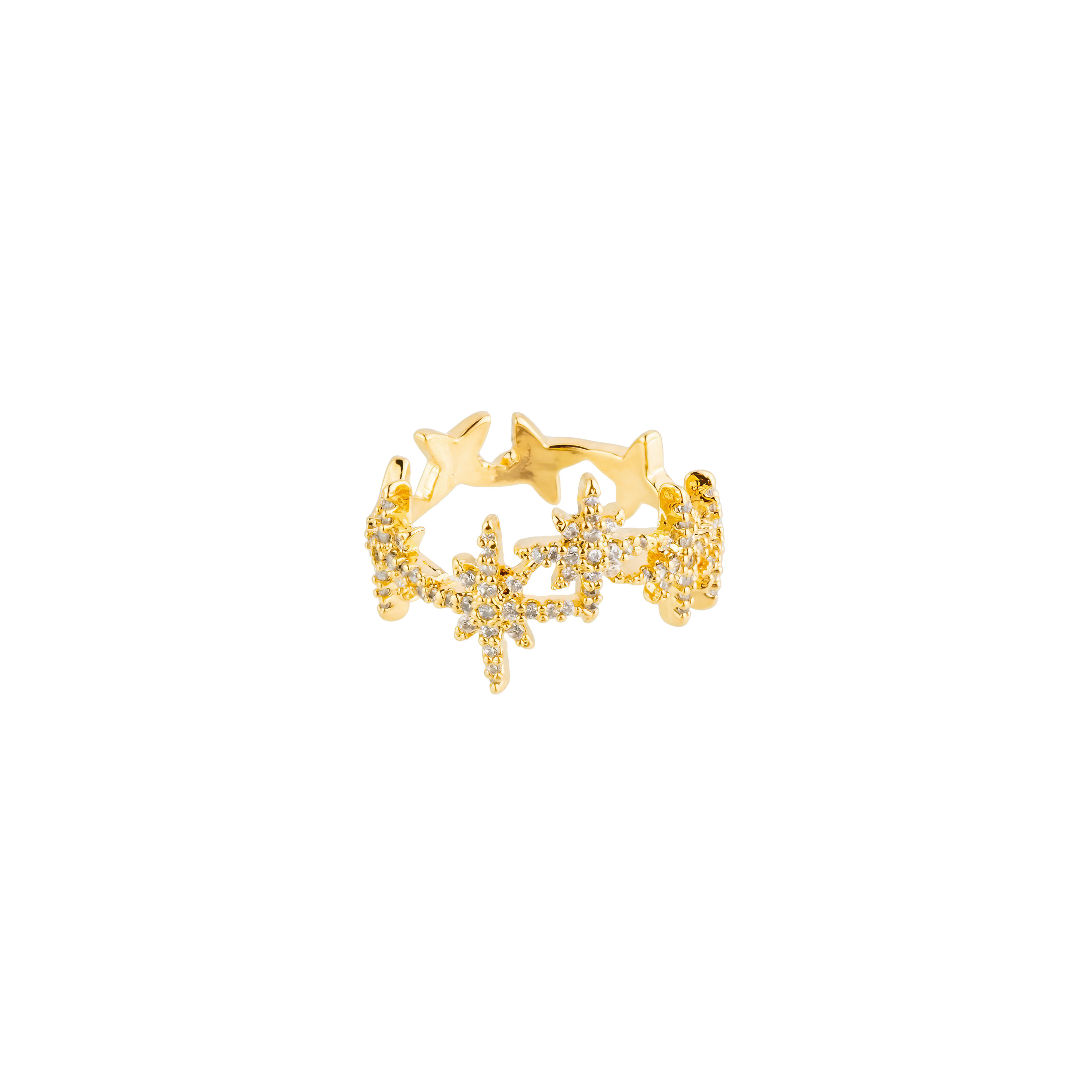 ring of stars with crystals