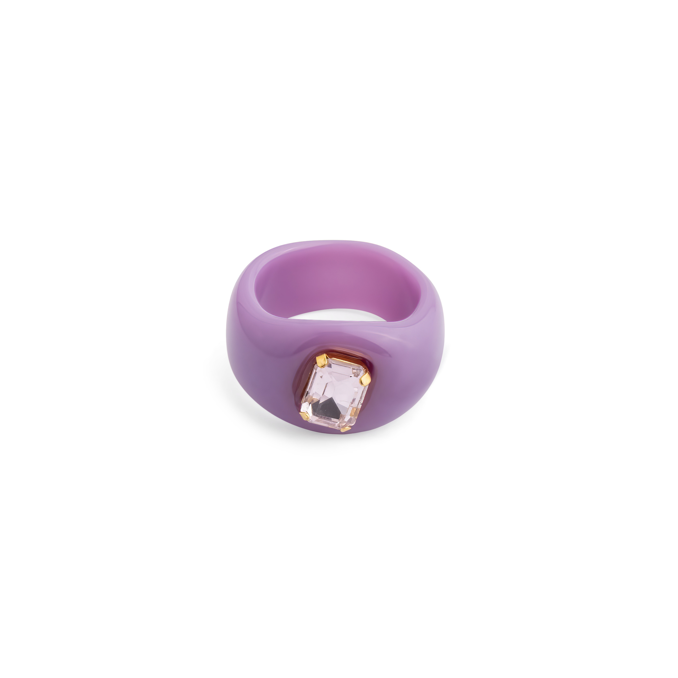 Purple Crystal Ring