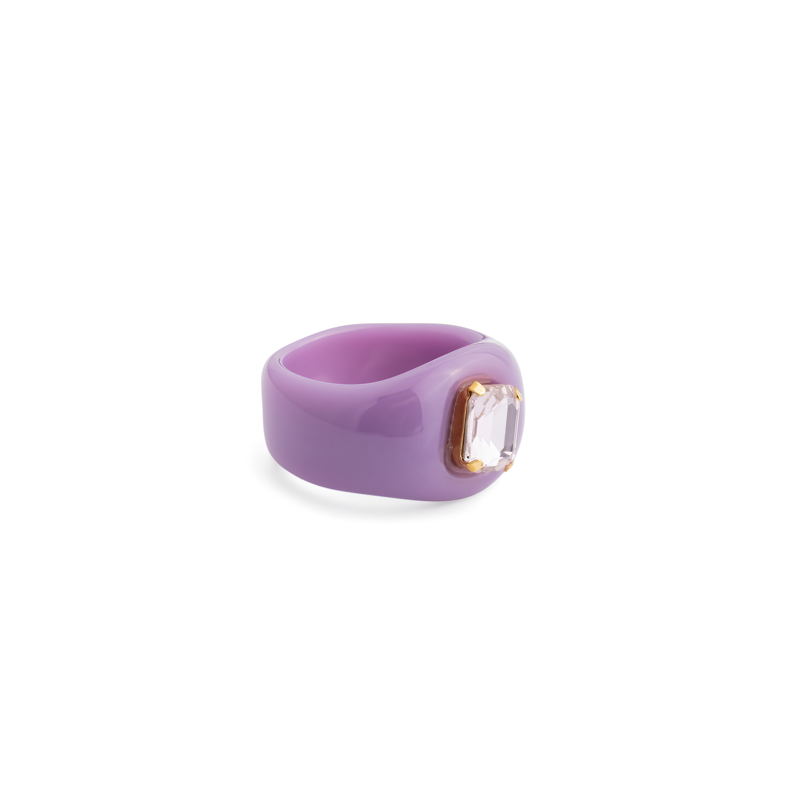 Purple Crystal Ring