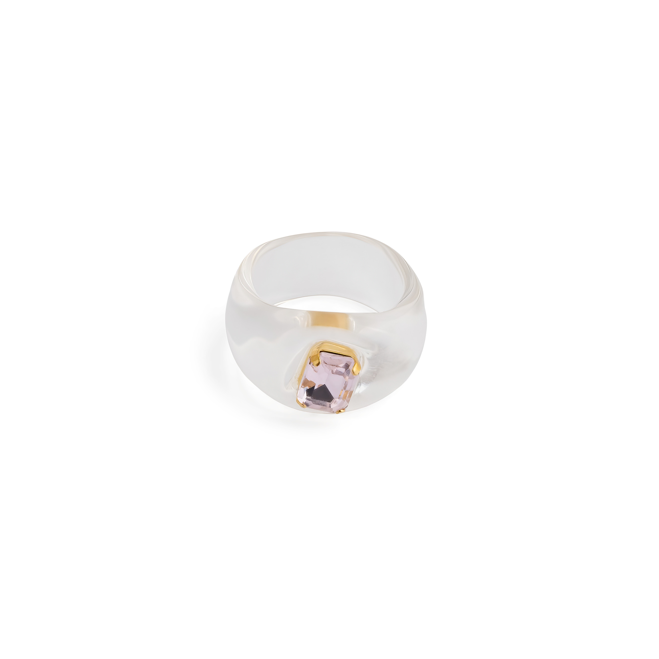 Transparent Crystal Ring