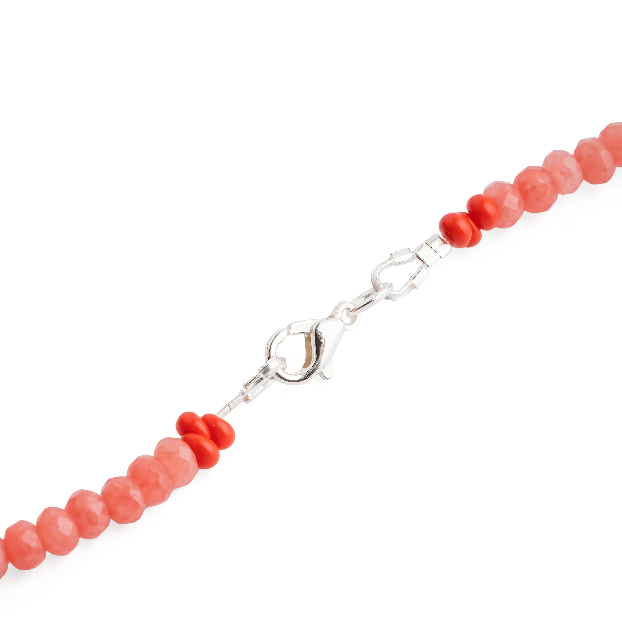 Love wins necklace with rose quartz