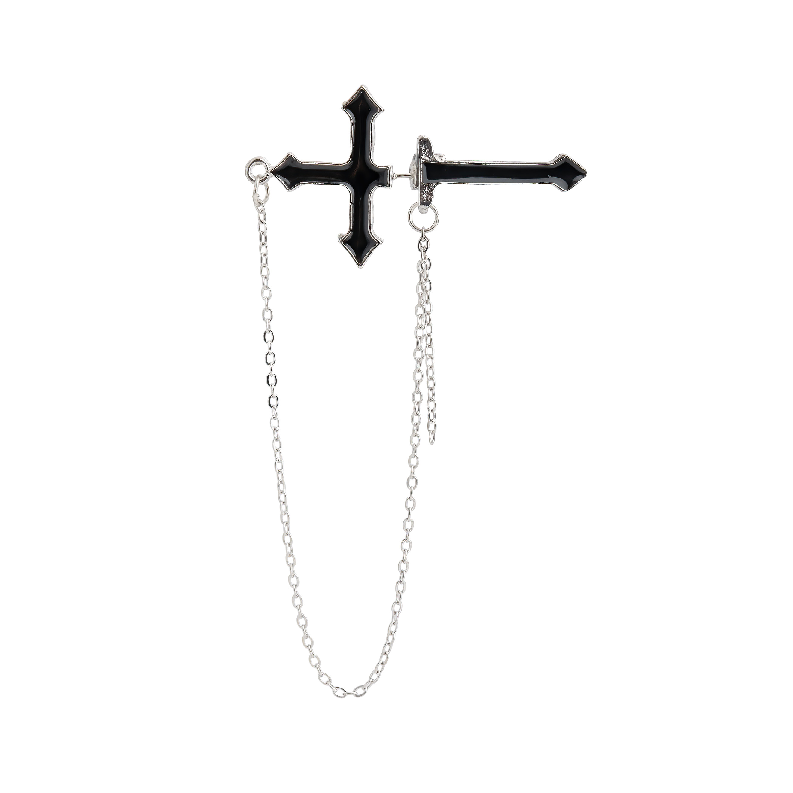 Monoserga Black Cross with Chain