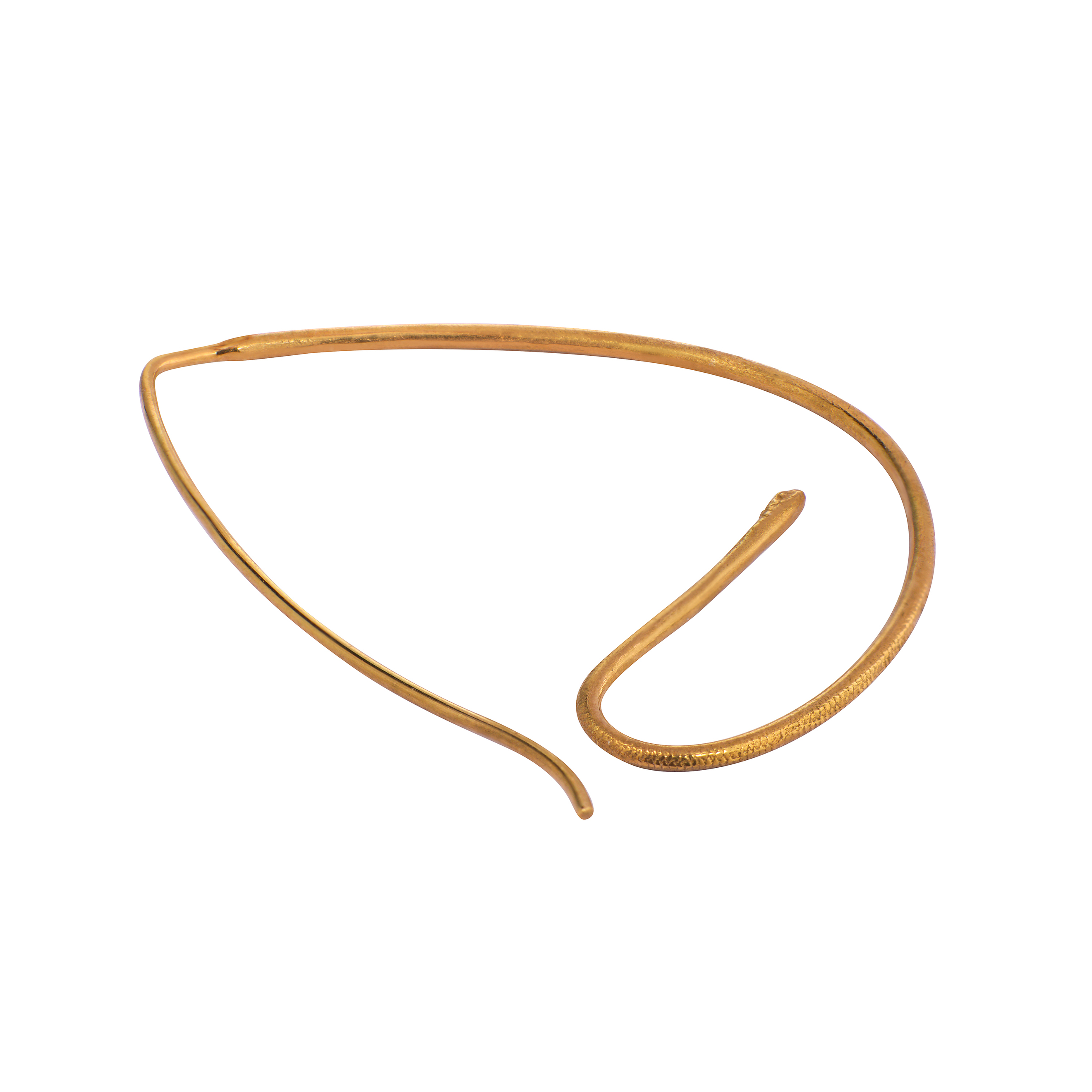gold-plated single earring Awakening