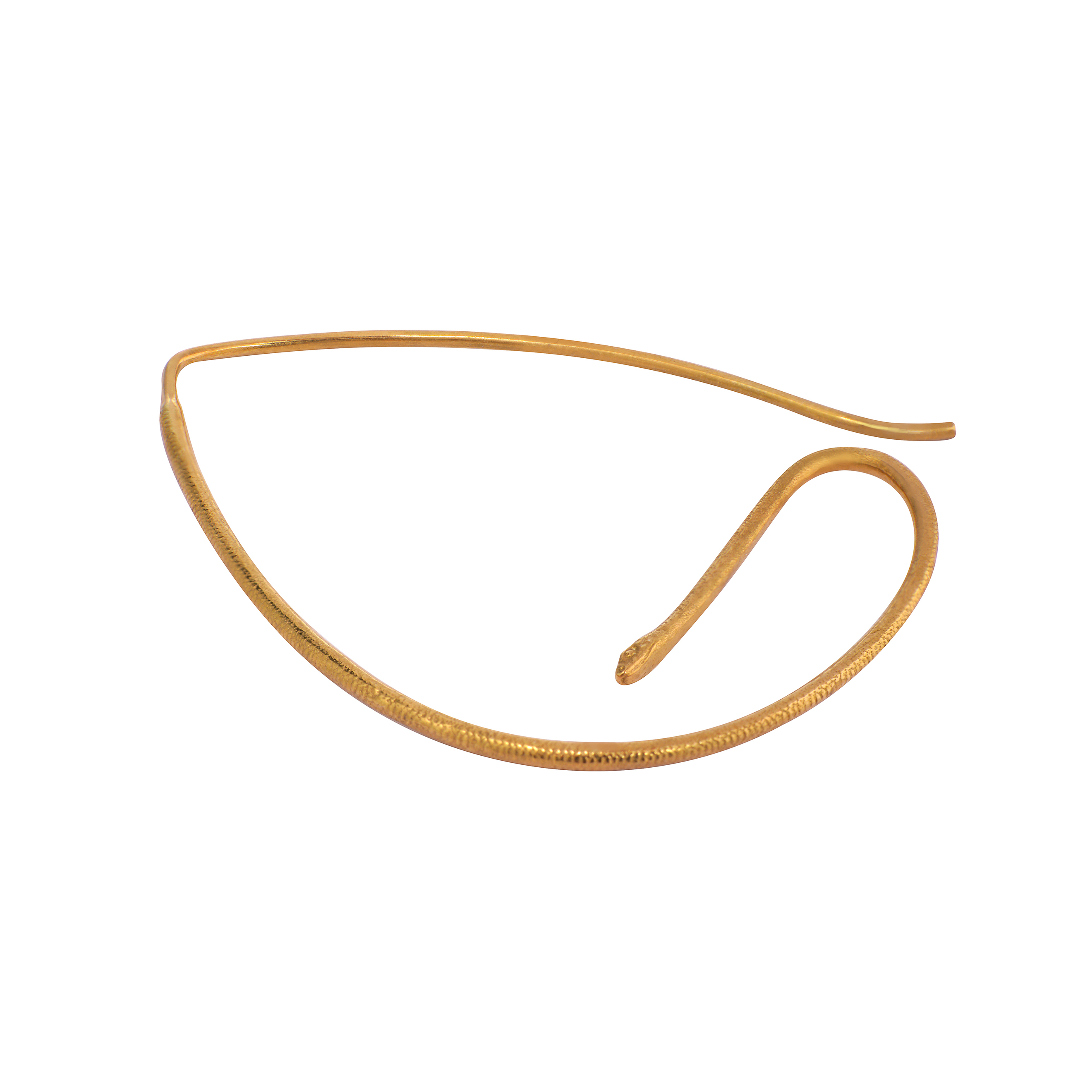 gold-plated single earring Awakening
