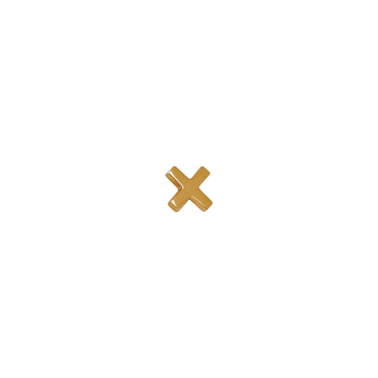 Tilda Монопусета-крест из желтого золота