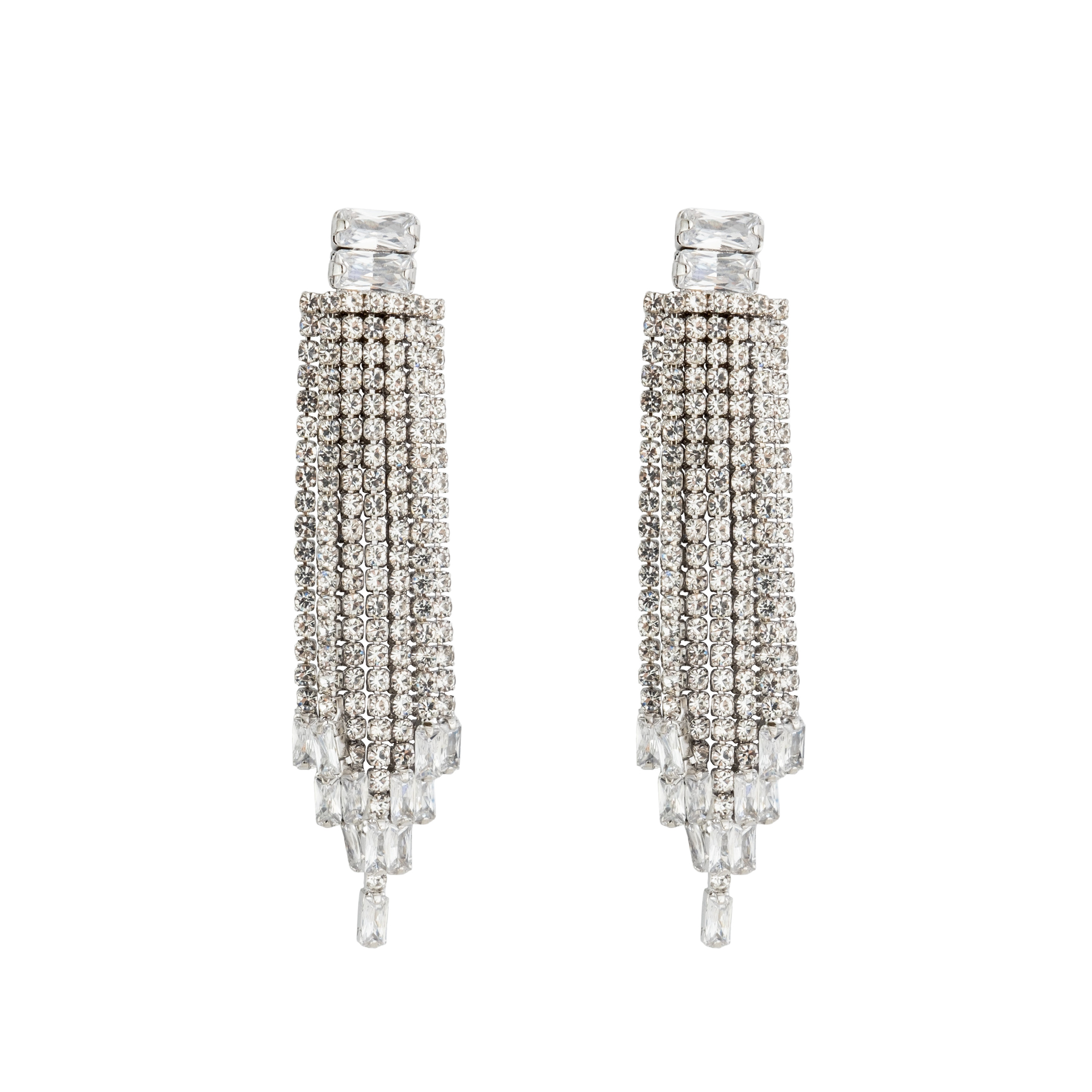 double-layer chandeliers with crystals