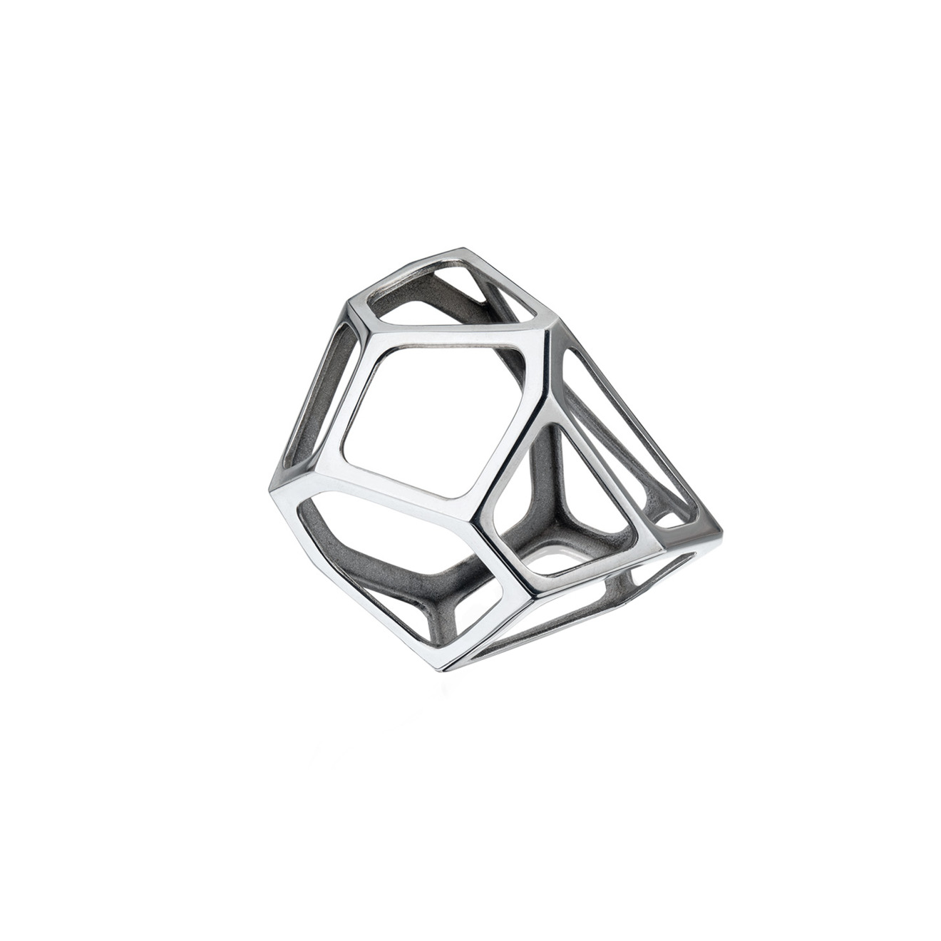 Vertigo Jewellery Lab Безразмерное кольцо CELL MONO из серебра кольцо freeform jewellery безразмерное серебряный