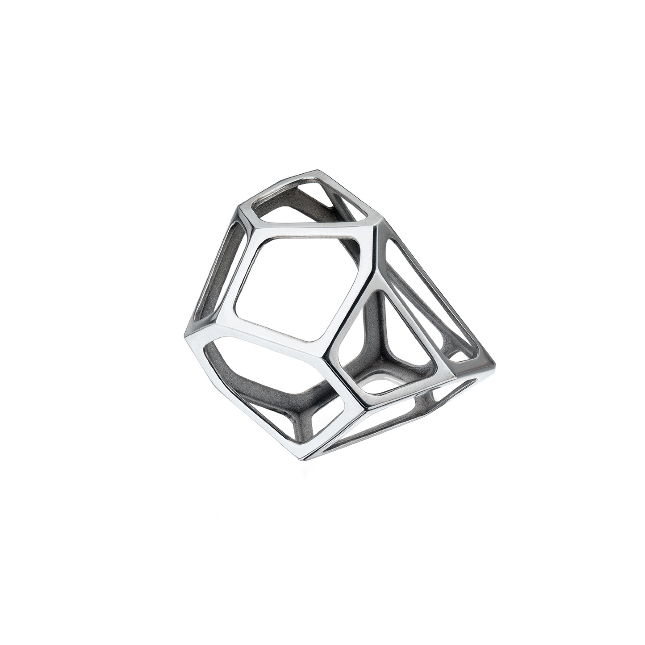 Акцентные кольца Vertigo Jewellery Lab Безразмерное кольцо “CELL MONO” silv 

Серебро 925, бел. Родий