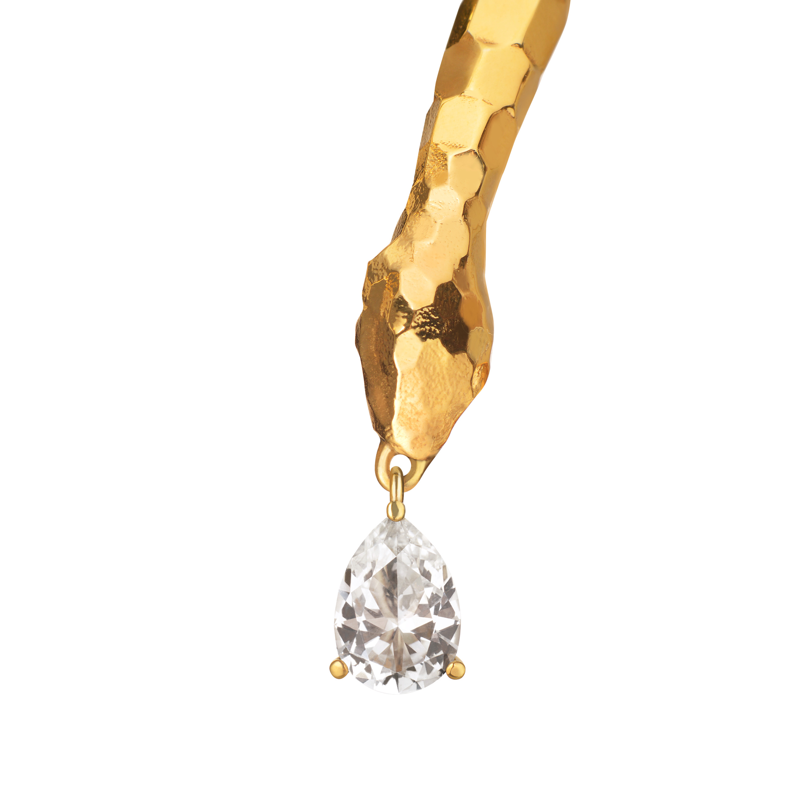 Браслет VENENUM gold, серебро 925, позолота 27K, топаз 2,25 ct