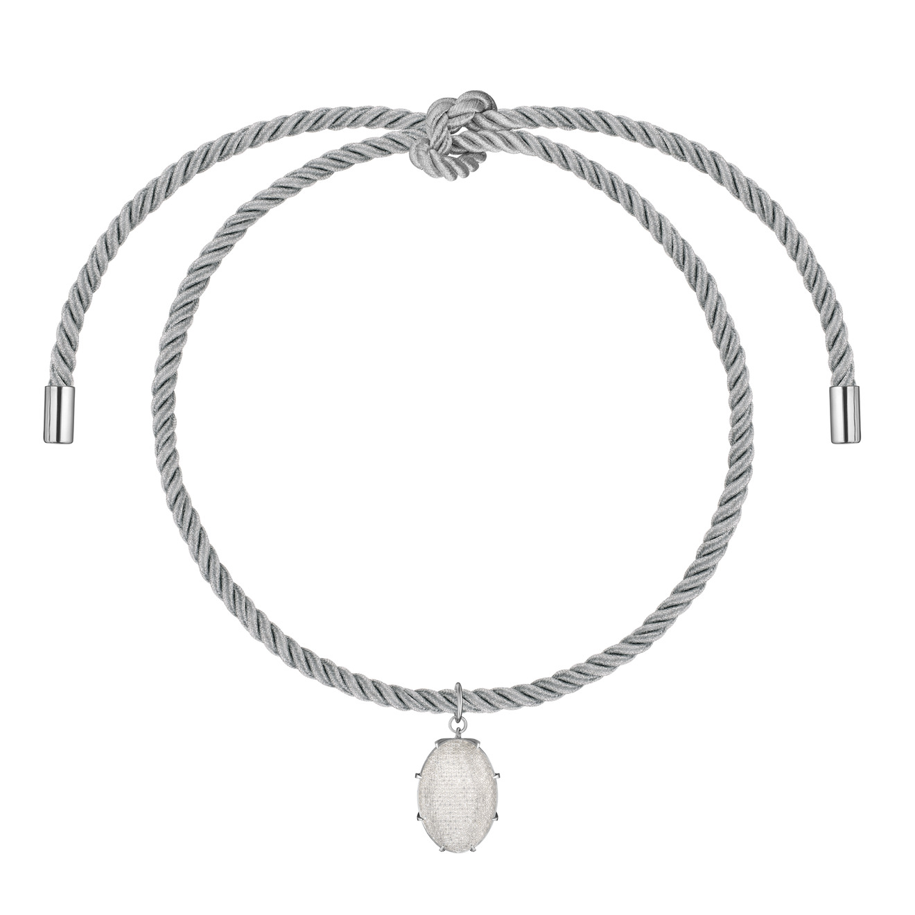 Колье с подвесами Vertigo Jewellery Lab Подвеска VERNATIO silv, серебро 925, бел.родий, цирконы 2,5ct, прозрачный кварц 5,87ct