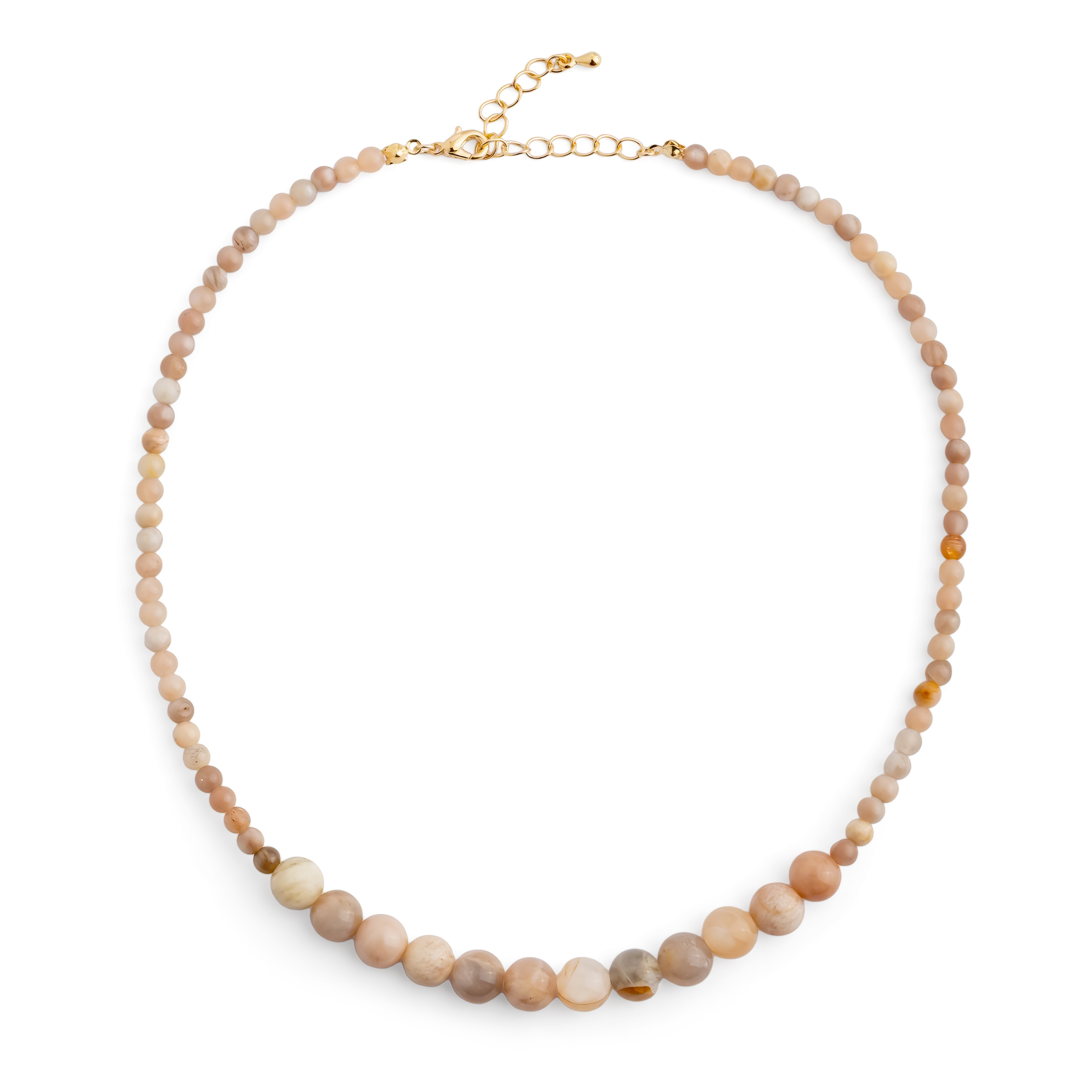 Necklace made of sunstone