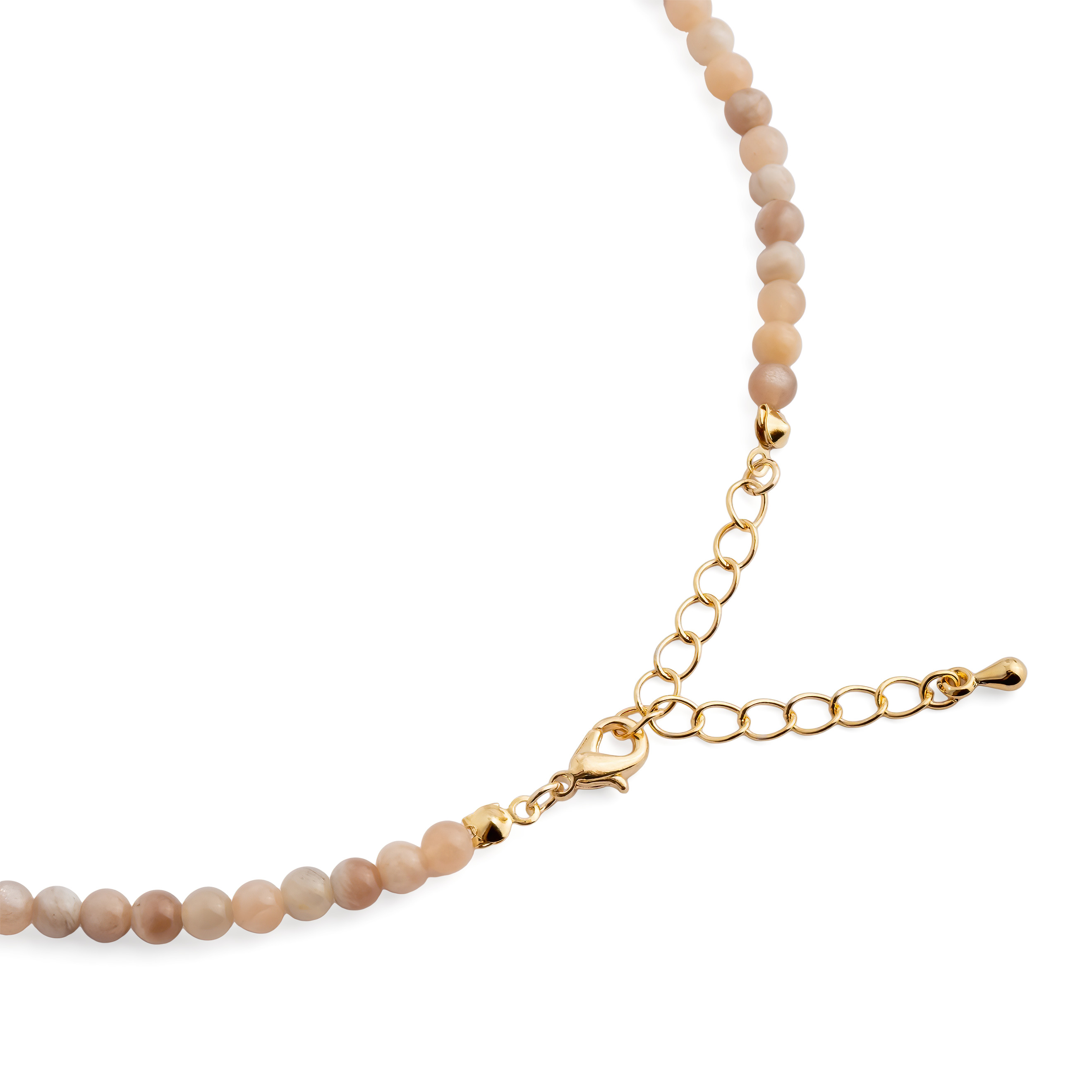 Necklace made of sunstone