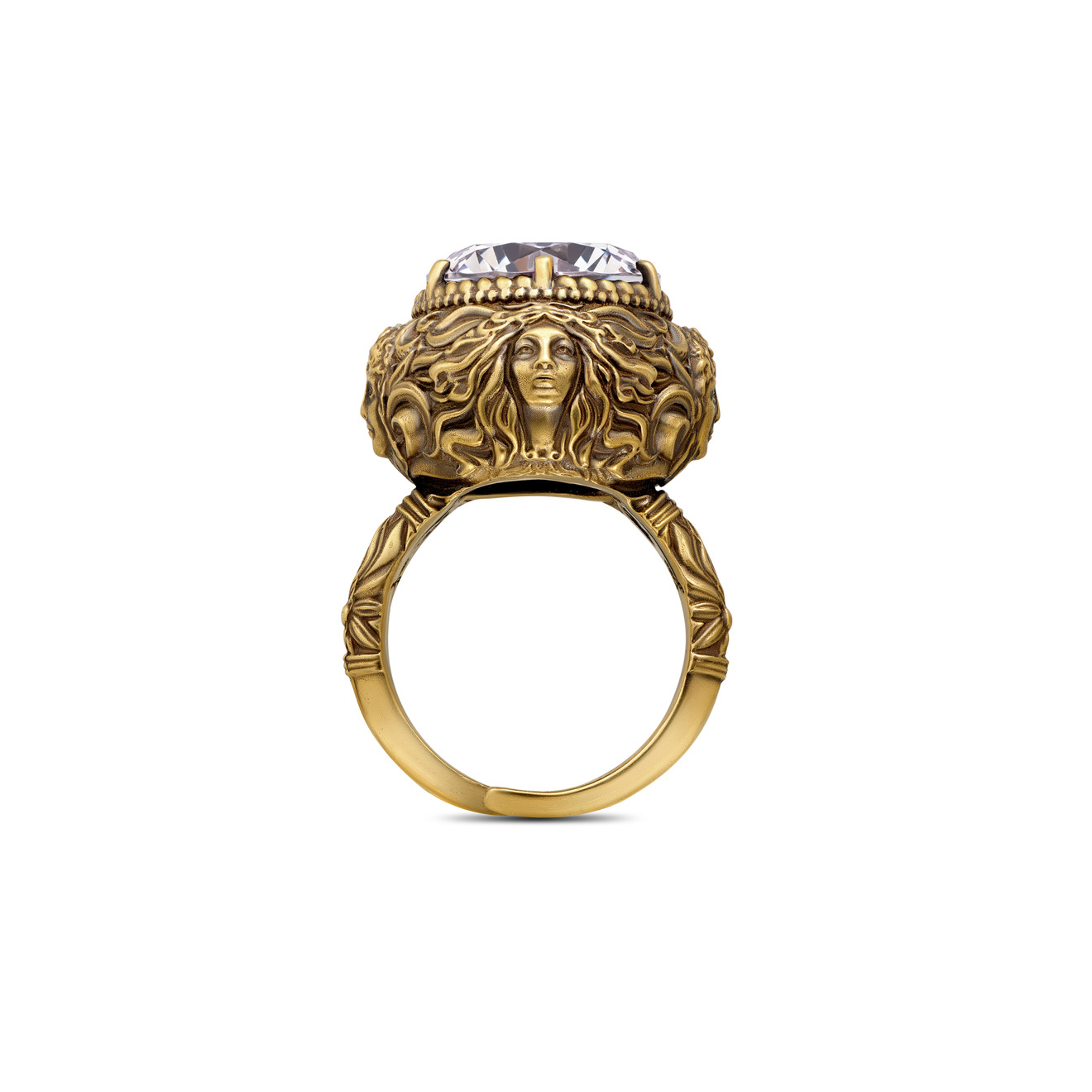 Fiore di Firenze Золотистое кольцо TEATRO DEI VOLTI цена и фото