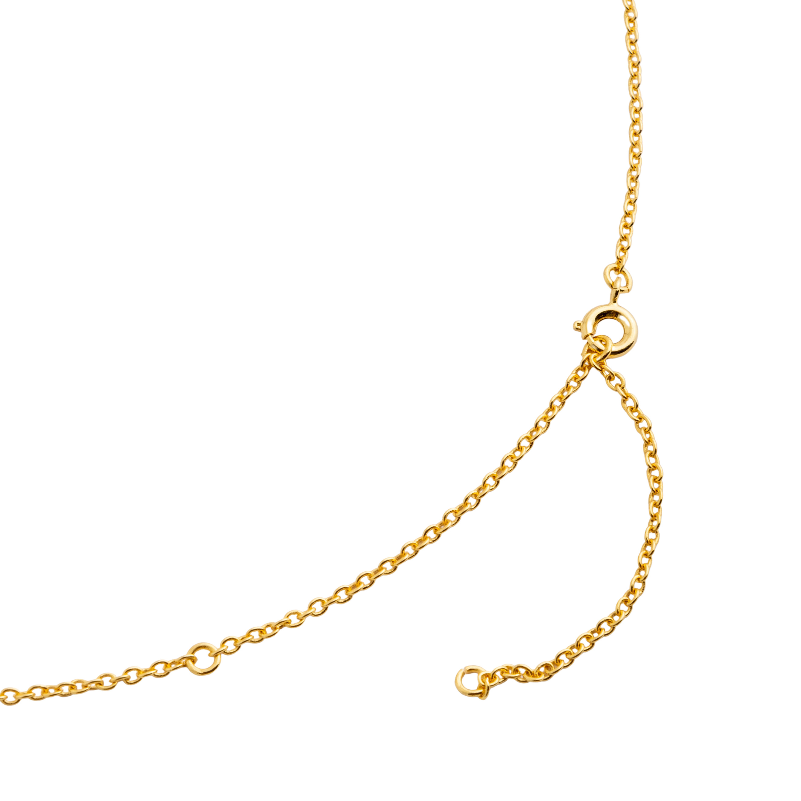 necklace with quartz