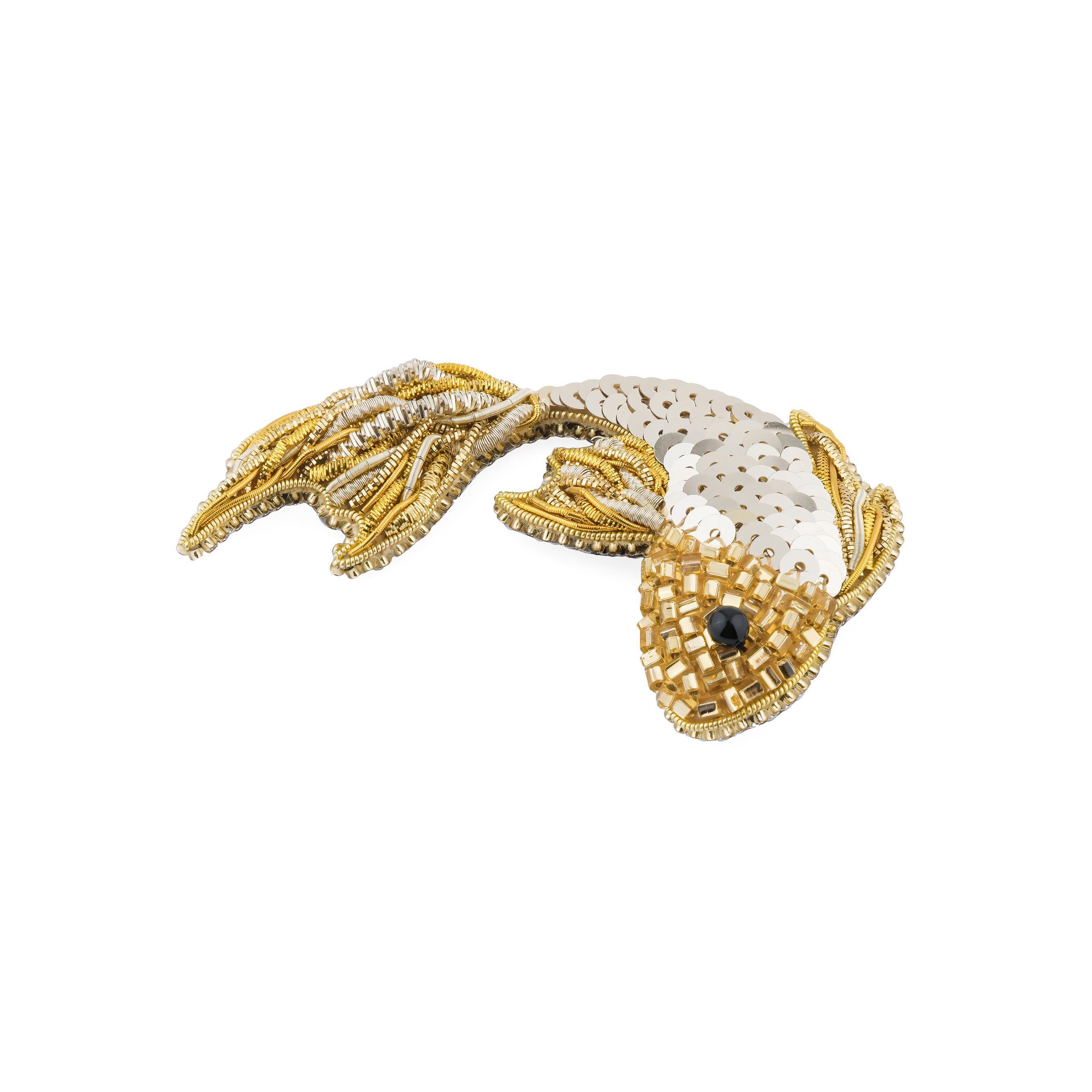 Brooch small goldfish