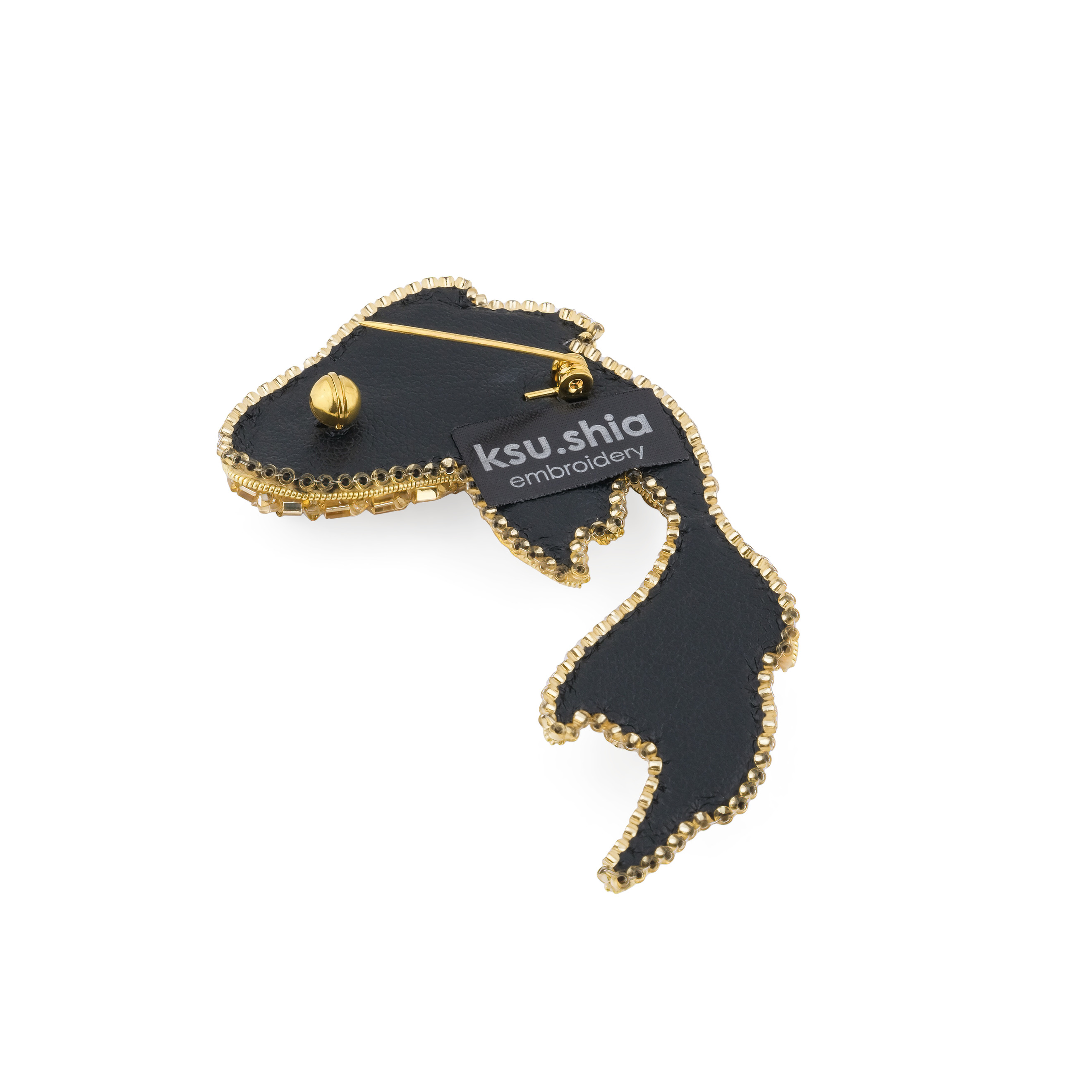 Brooch small goldfish