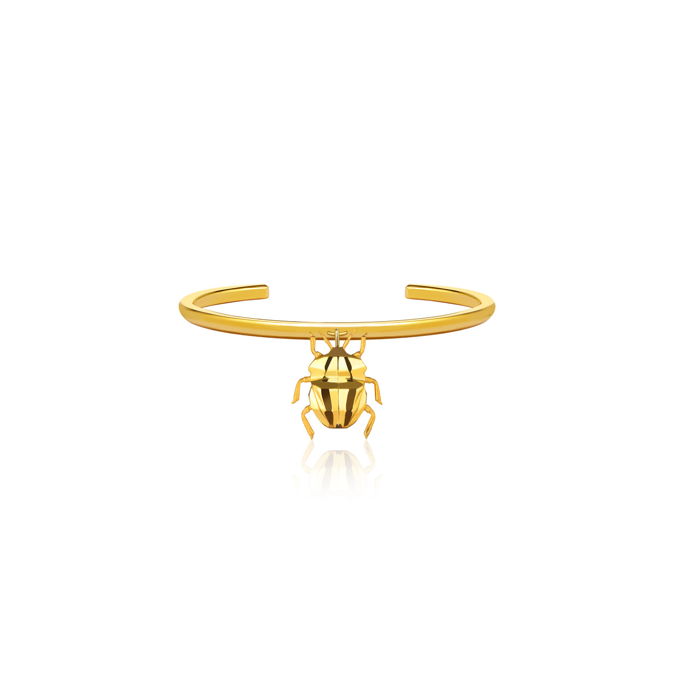 Жесткие браслеты Vertigo Jewellery Lab Браслет BUG gold
Серебро 925, позолота 24K