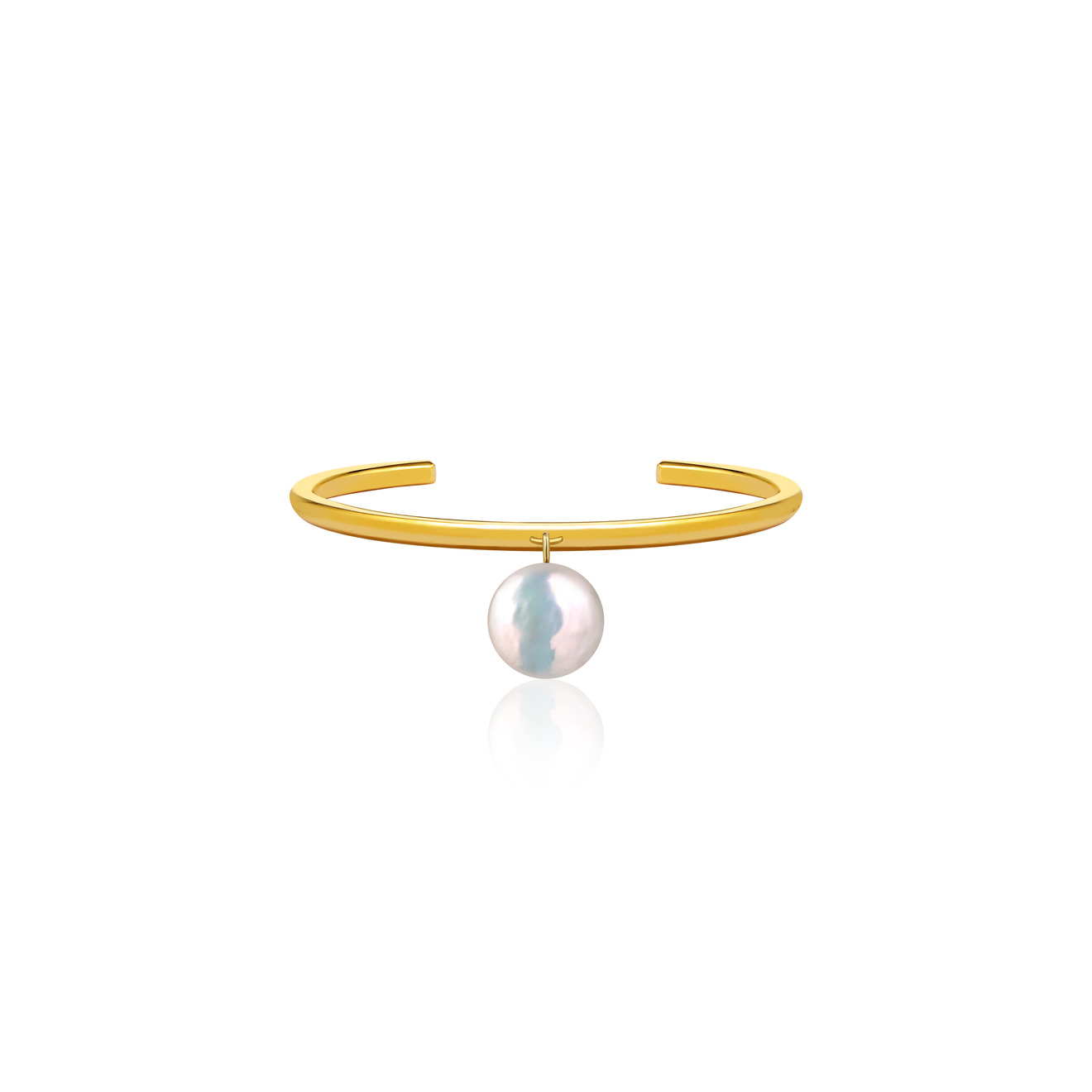 Жесткие браслеты Vertigo Jewellery Lab Браслет BUG PEARL gold
Серебро 925, позолота 24K, нат. жемчуг 1,5гр,