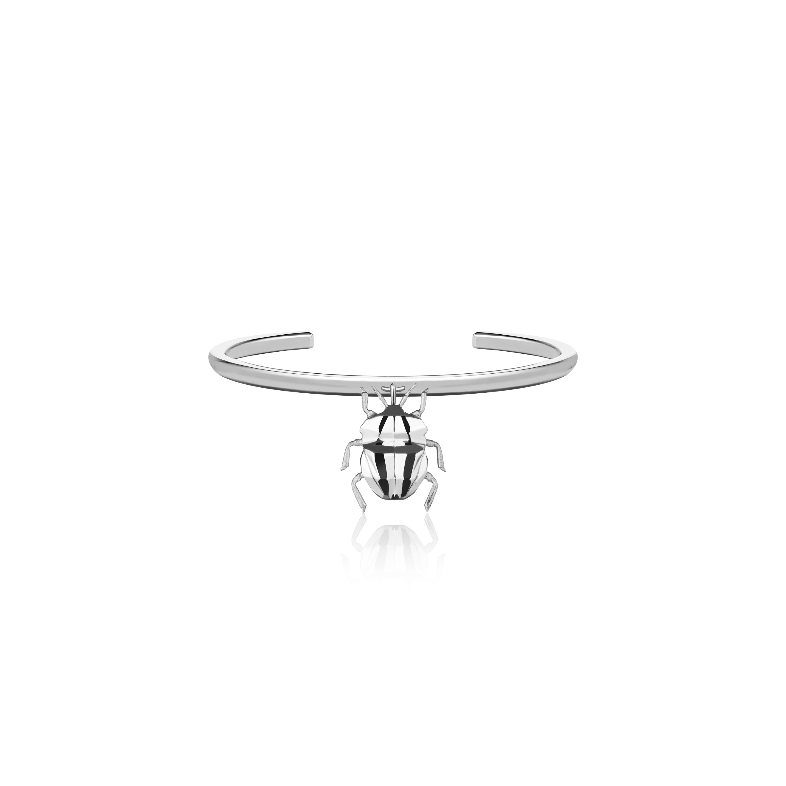 BUG silverlit bracelet
925 silver, white. Rhodium