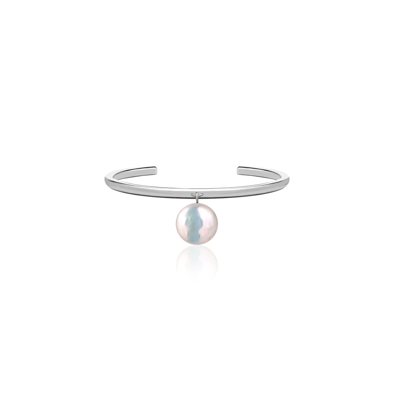 Жесткие браслеты Vertigo Jewellery Lab Браслет BUG PEARL silv
Серебро 925, бел. родий, нат. жемчуг 1,4 гр