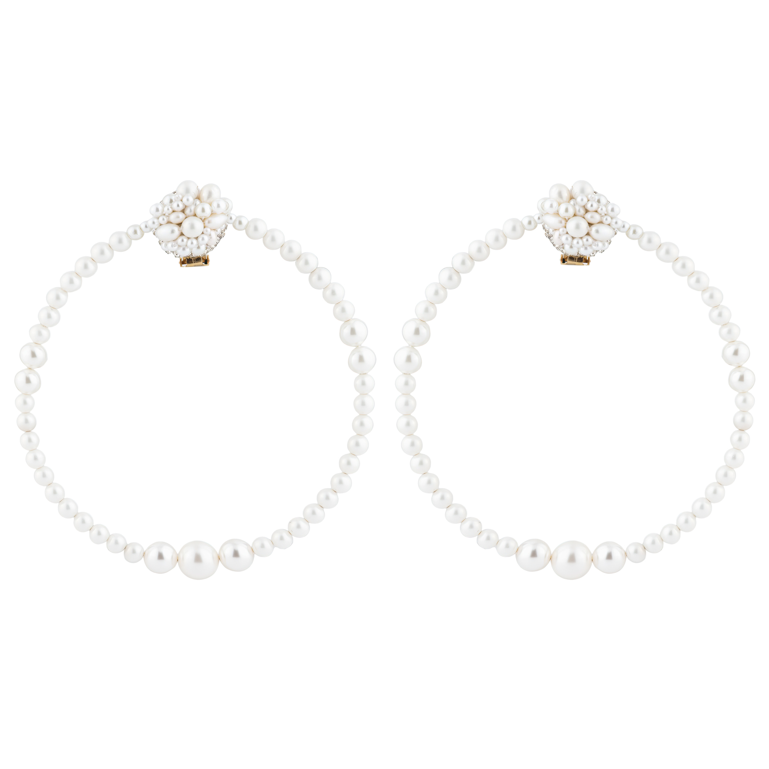 Pearl clips-circles