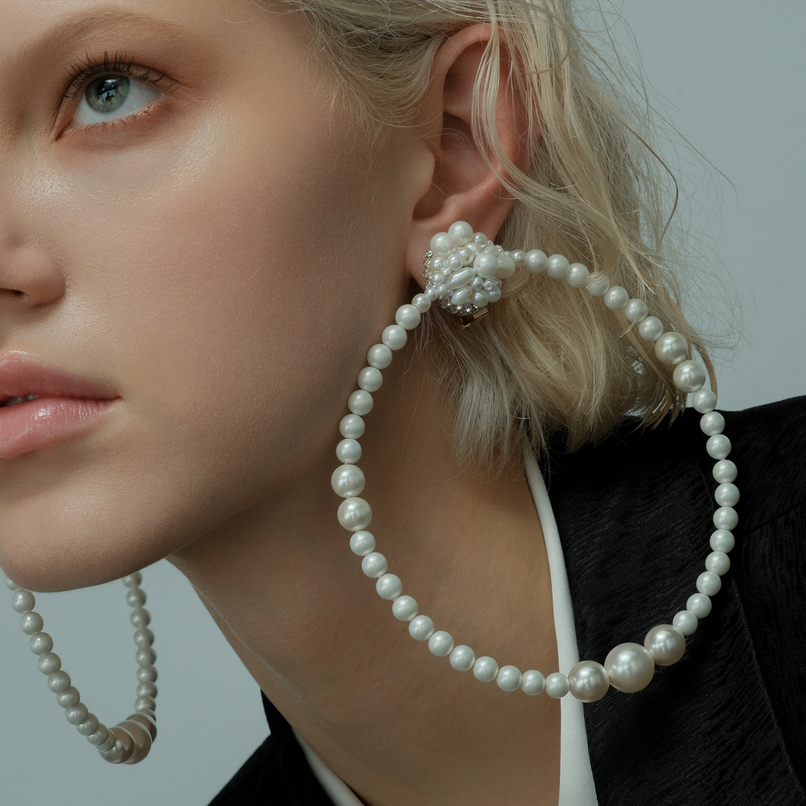 Pearl clips-circles