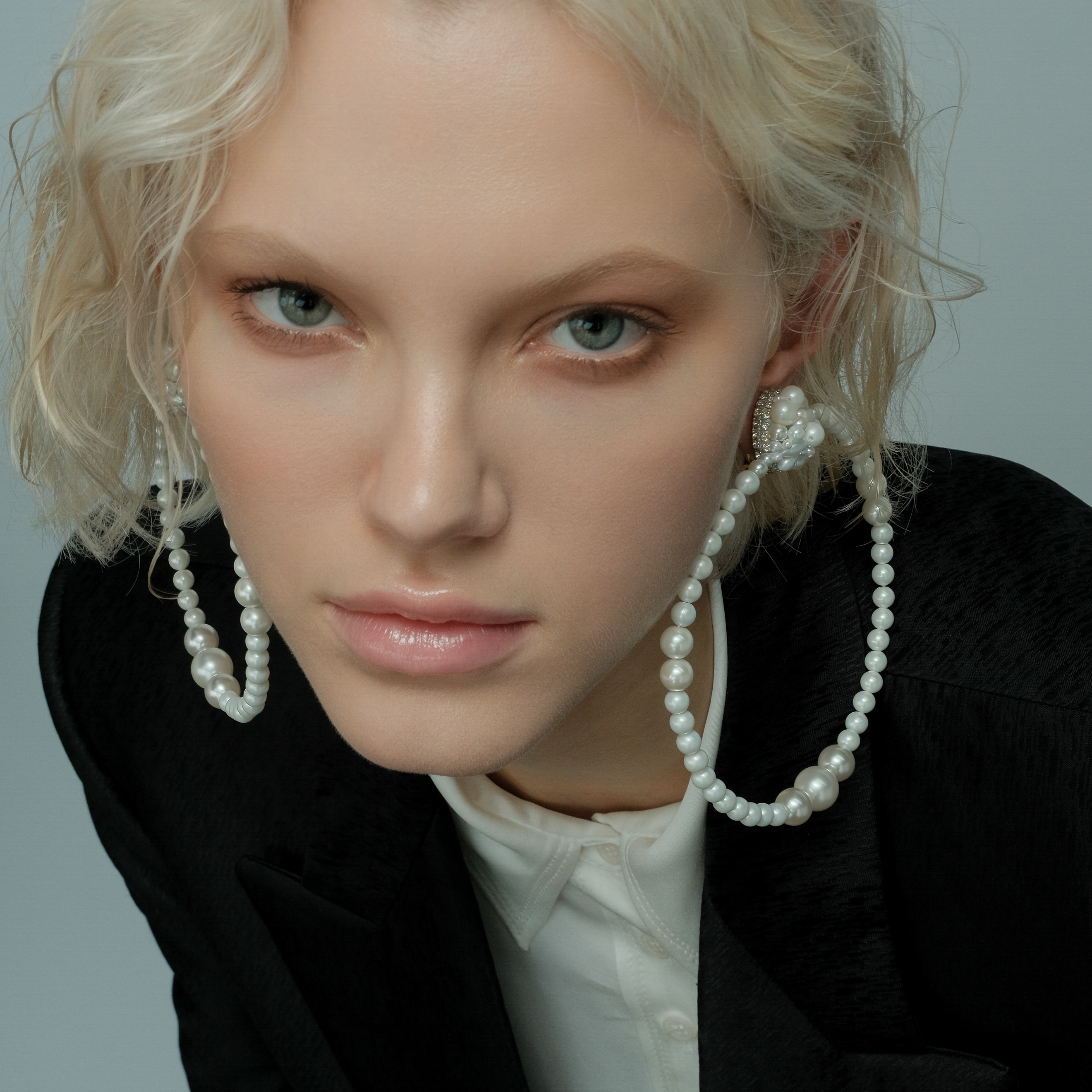 Pearl clips-circles