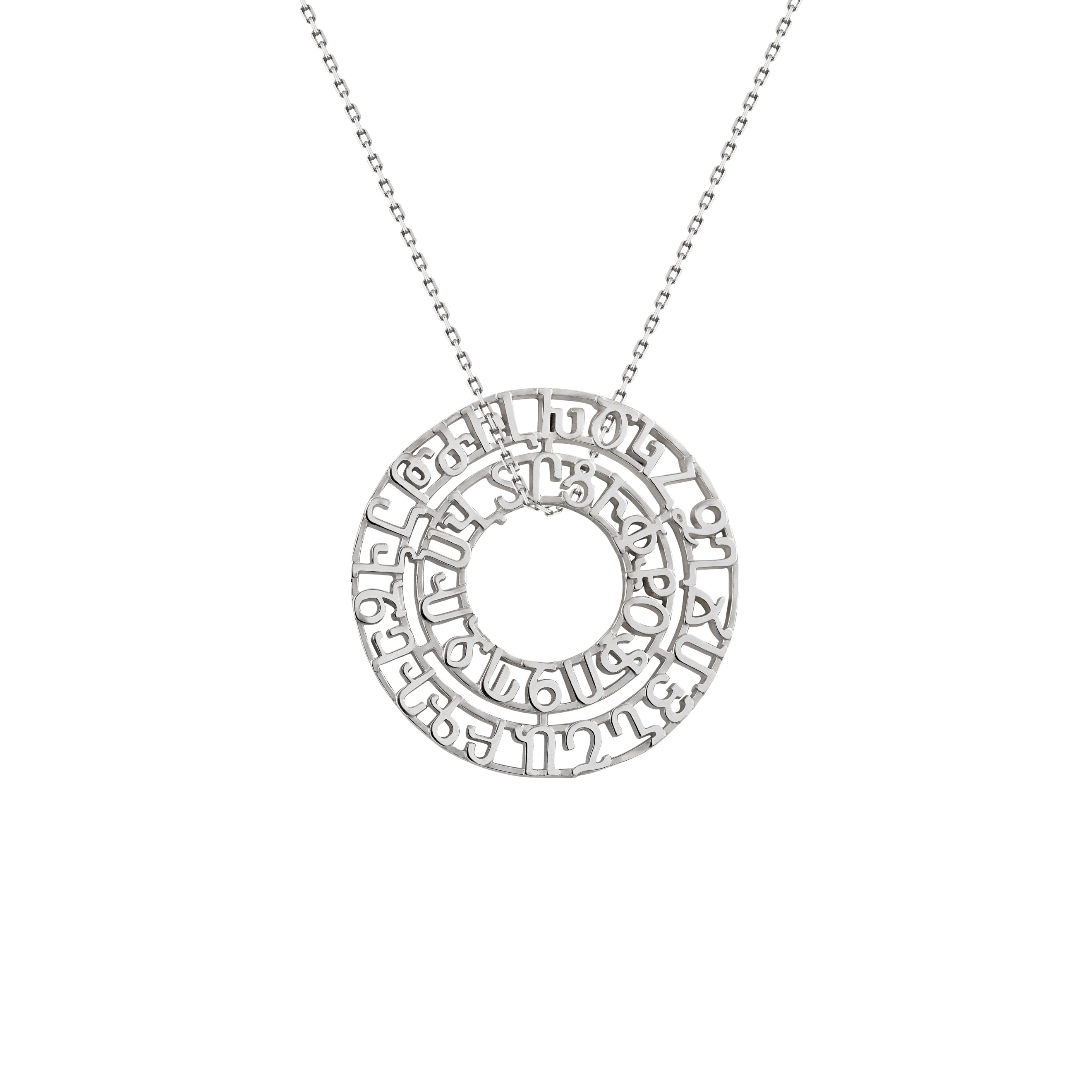 Колье из серебра MESRÓP necklace