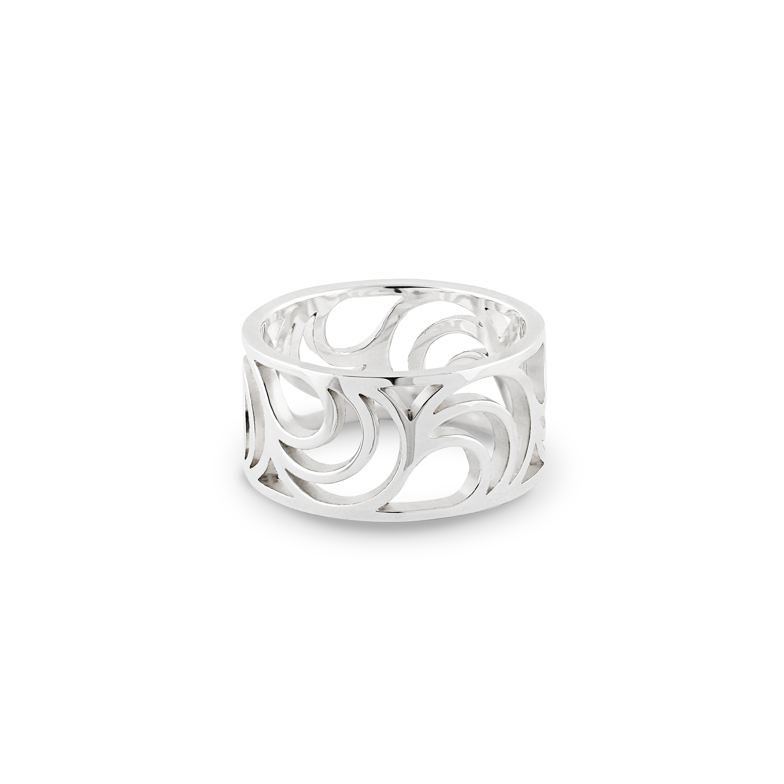 ANÍ ring pattern ring made of silver