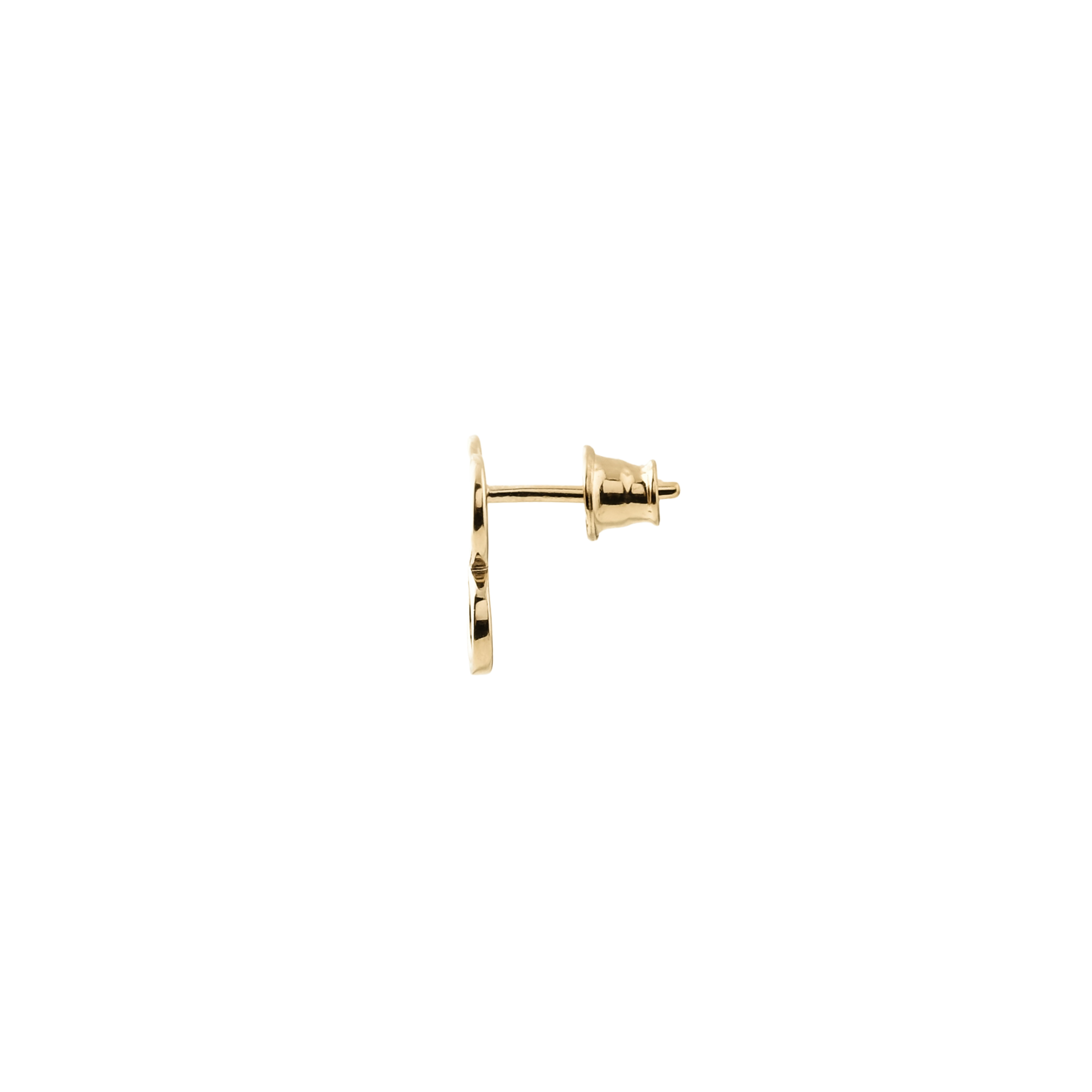 gold-plated silver clover studs