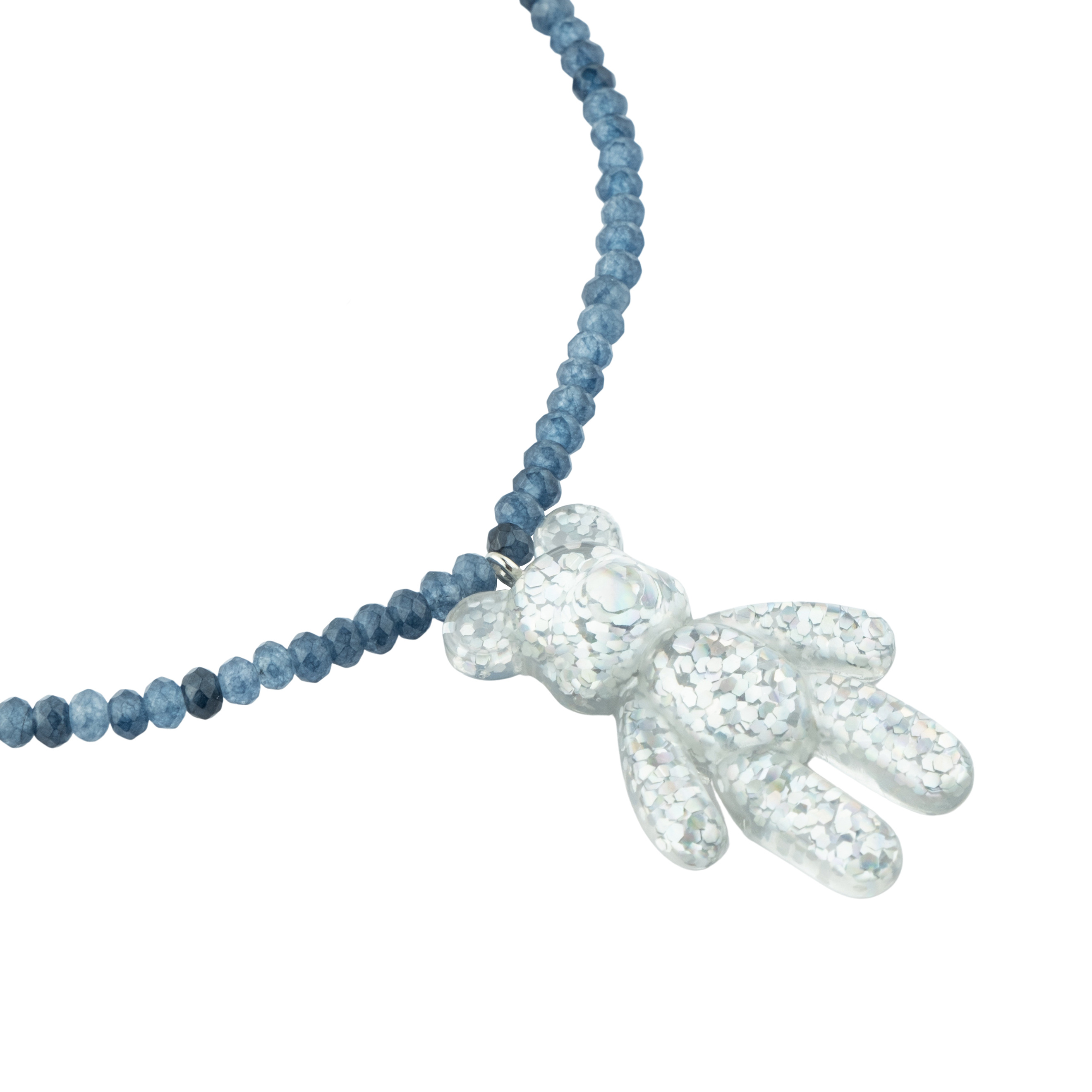 Sapphire necklace "Bear"