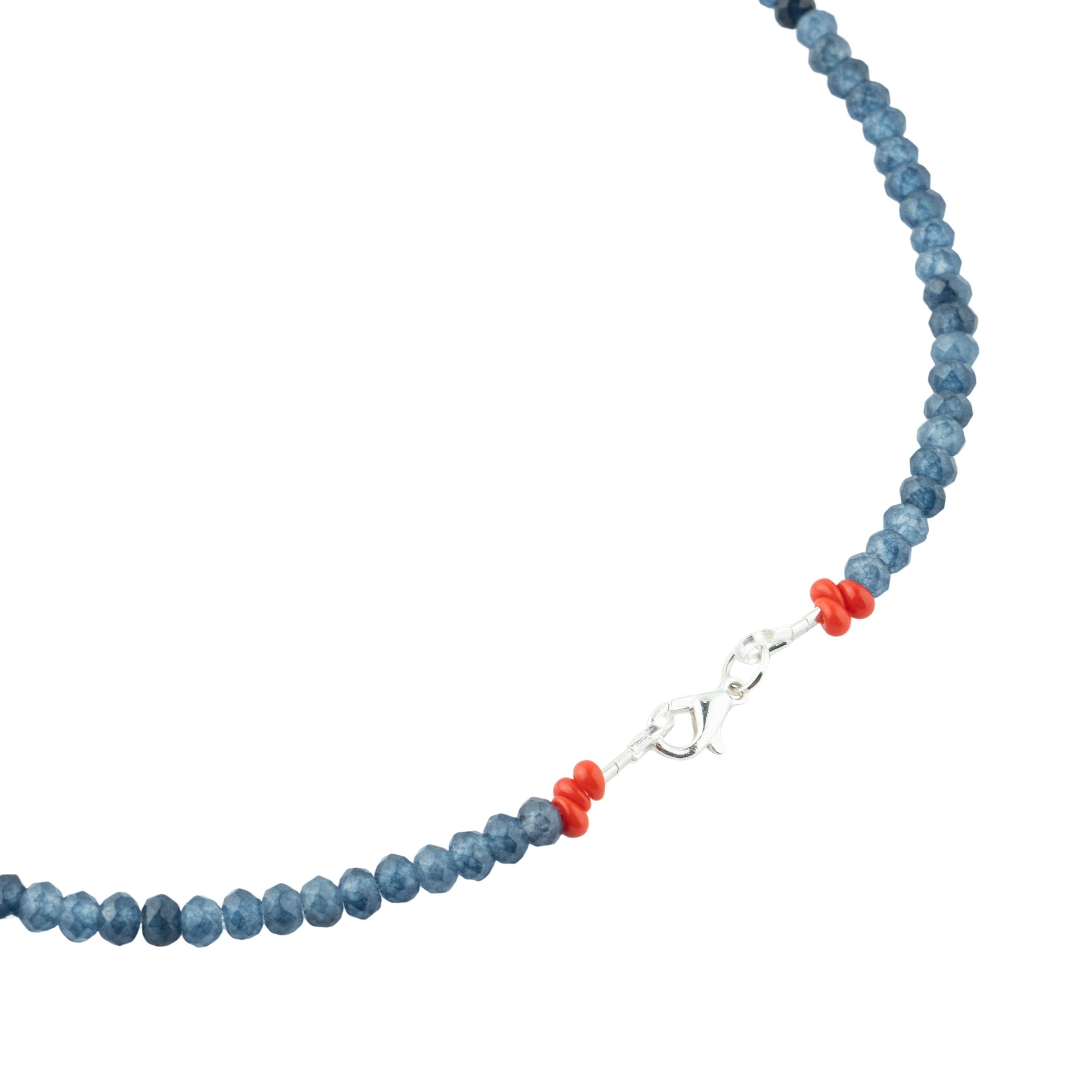 Sapphire necklace "Bear"
