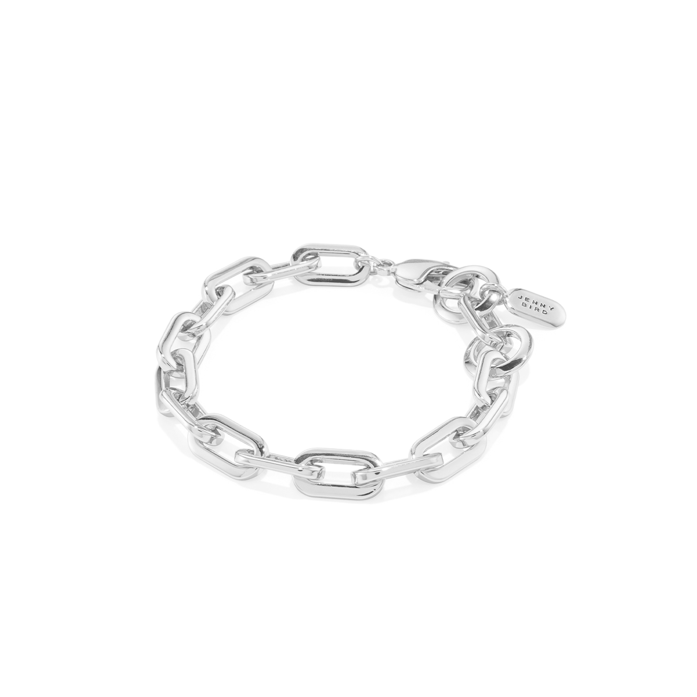 Серебристый браслет-цепь TONI