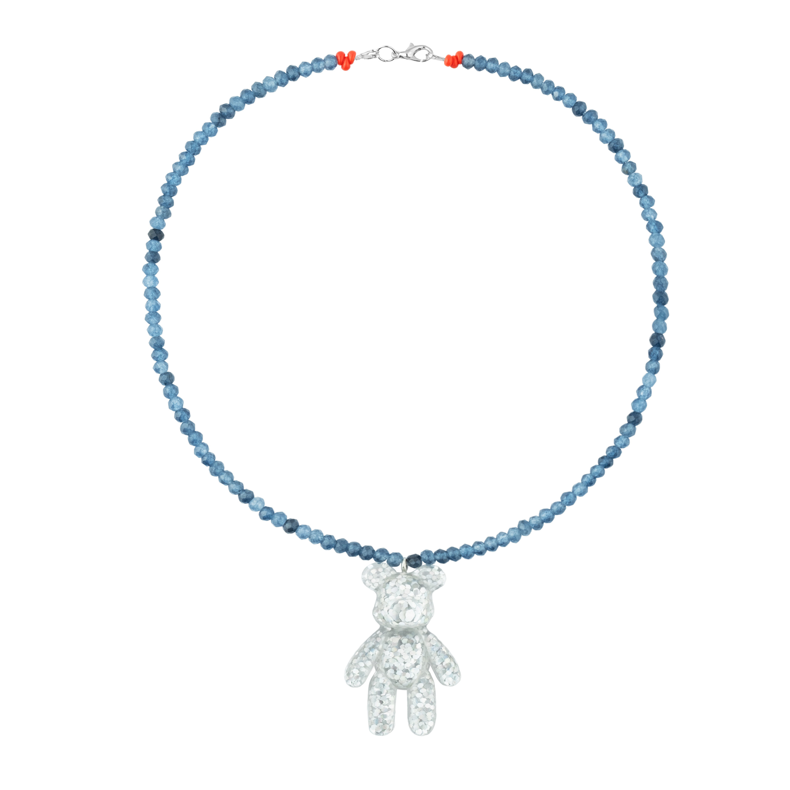 Sapphire necklace "Bear"