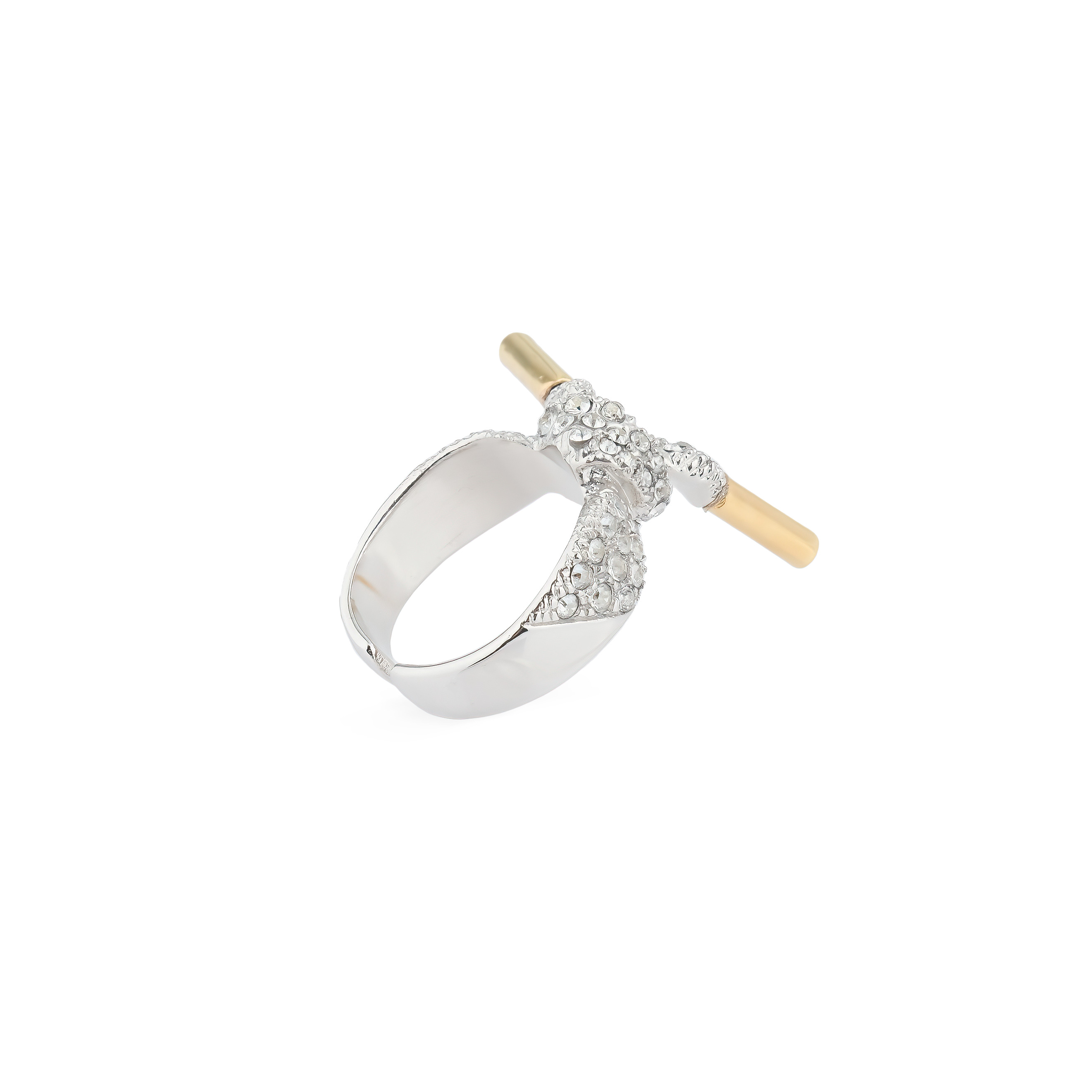 Кольцо-шнурок LACE CRYSTAL с кристаллами