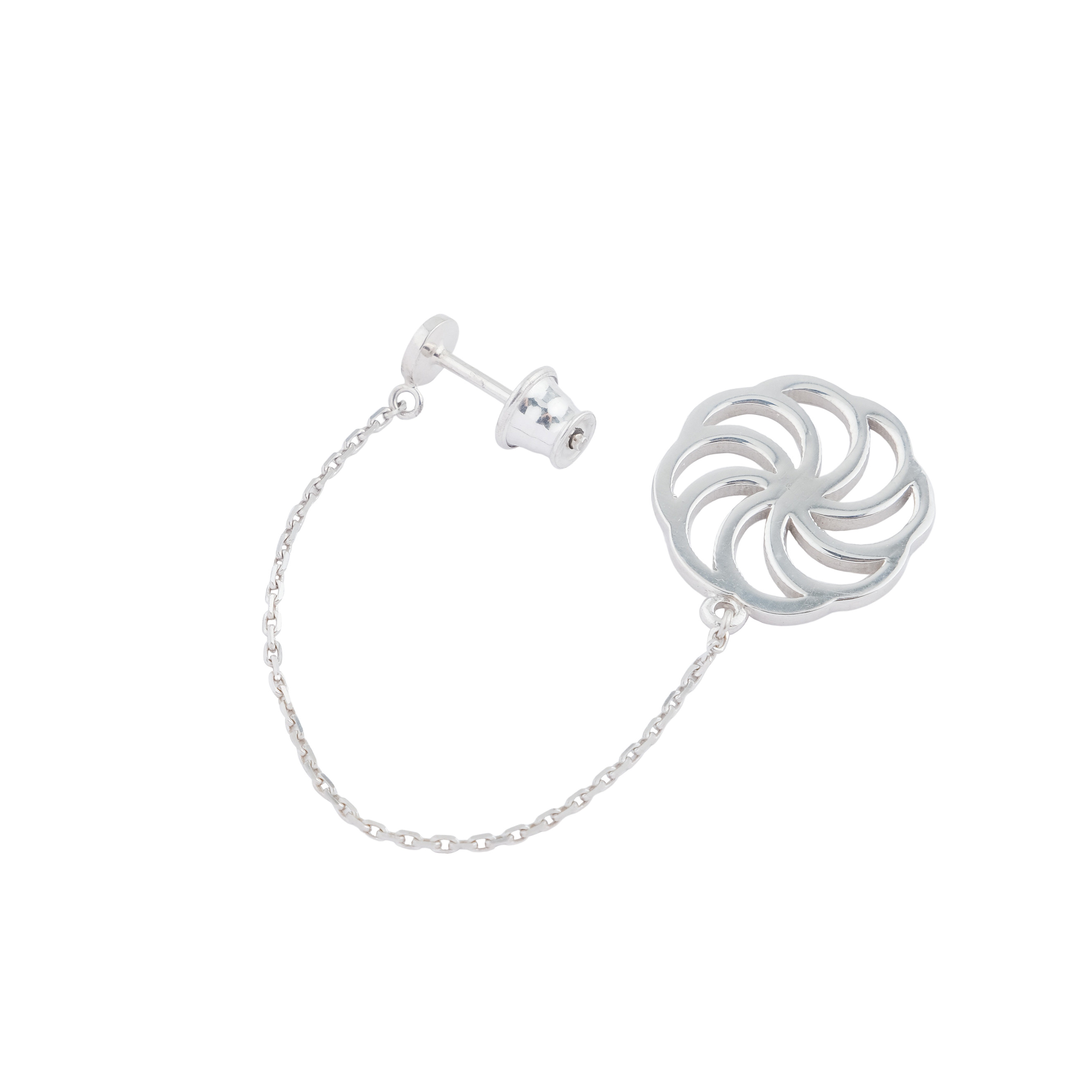 Sun & Eternity Mono-Earring