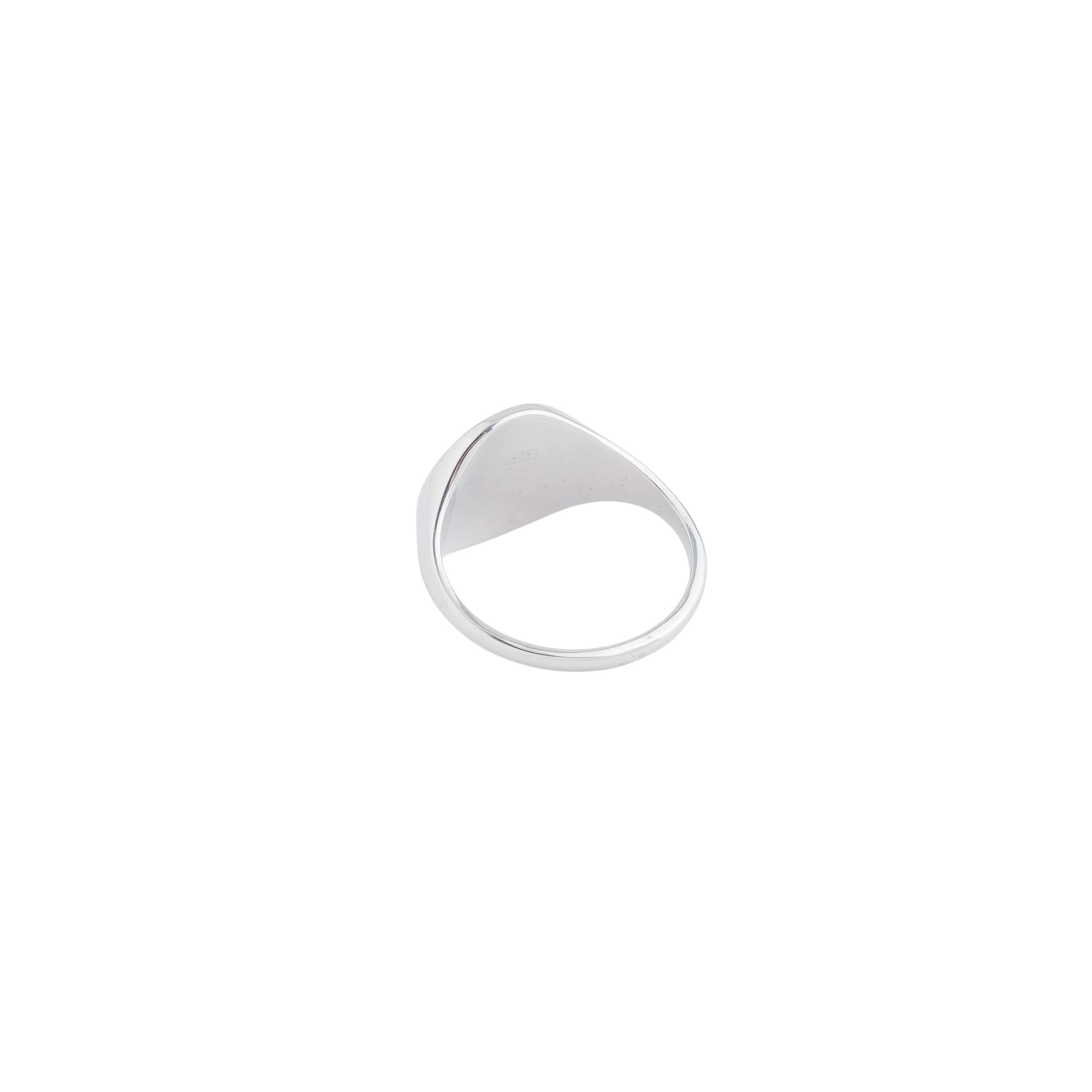 Биколорная печатка из серебра Star Signet ring