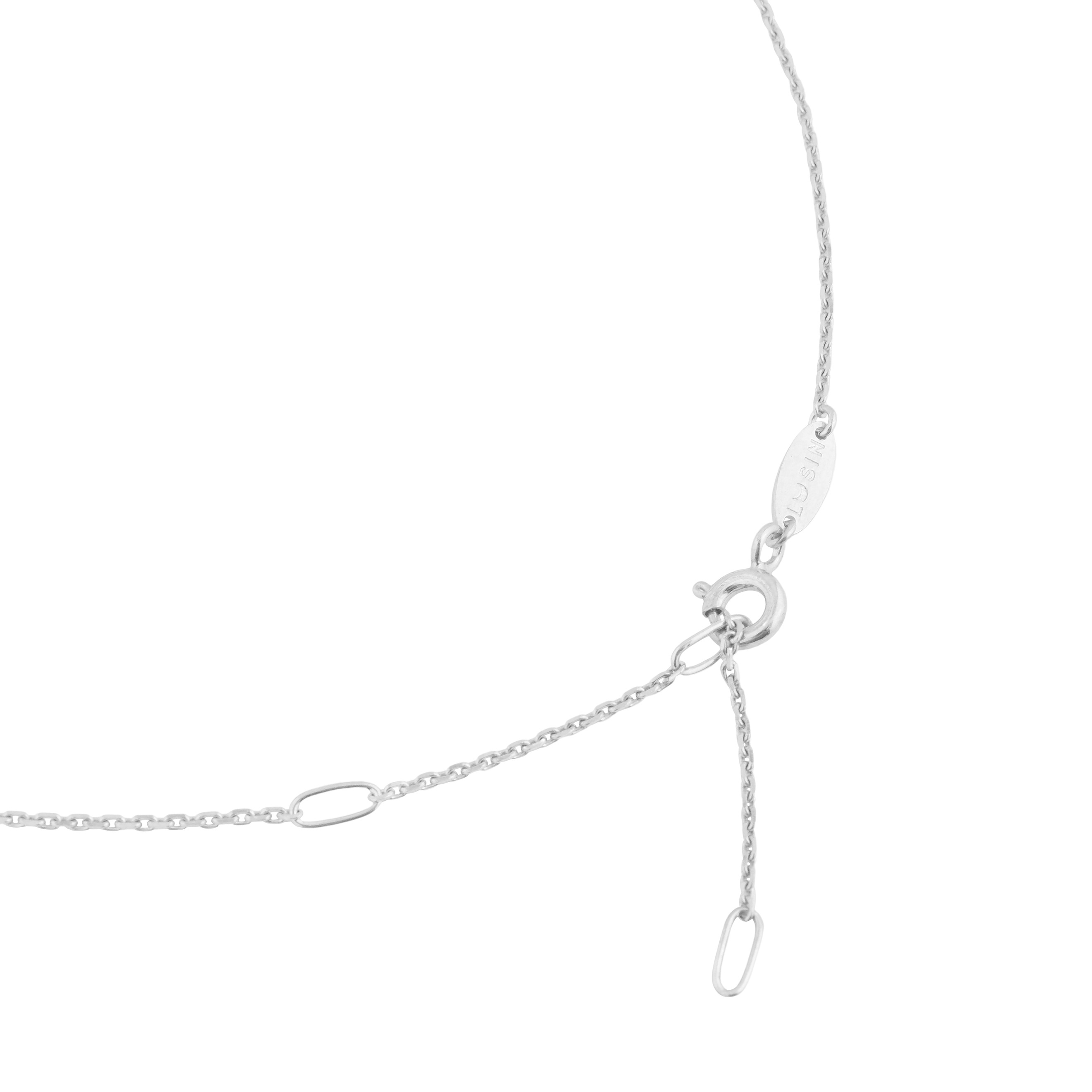 Колье из серебра с тонкой цепочкой Shooting Star