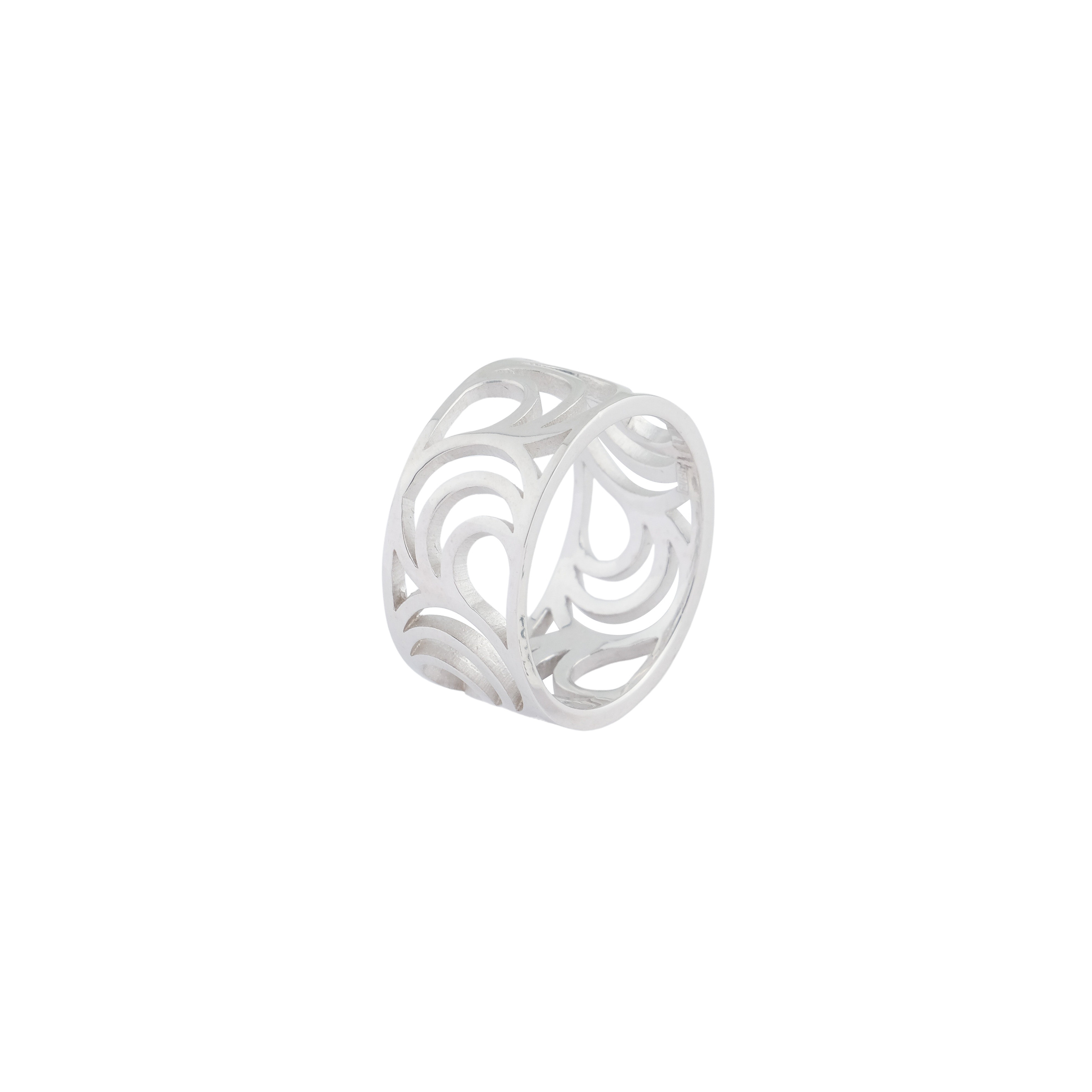 ANÍ ring pattern ring made of silver