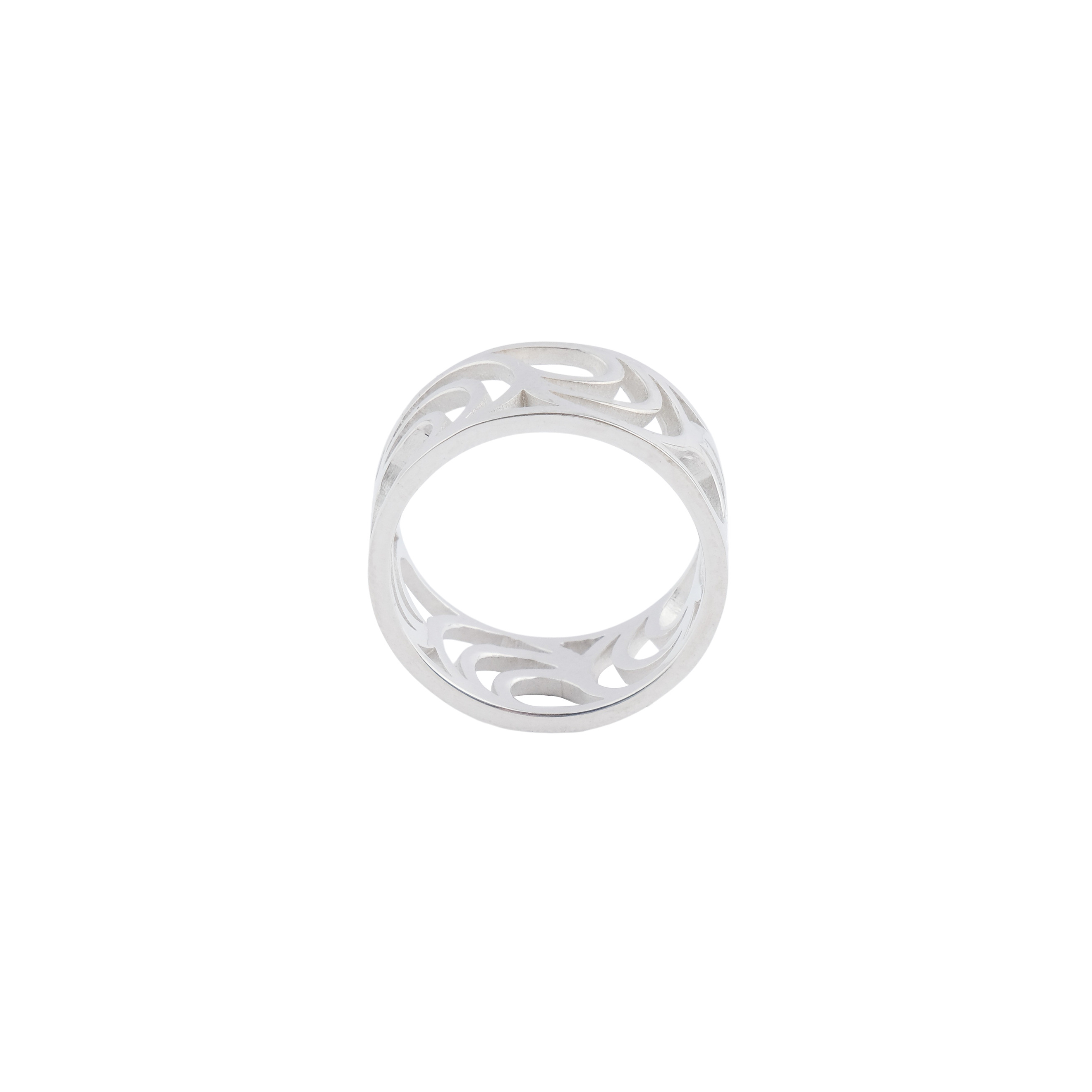 ANÍ ring pattern ring made of silver