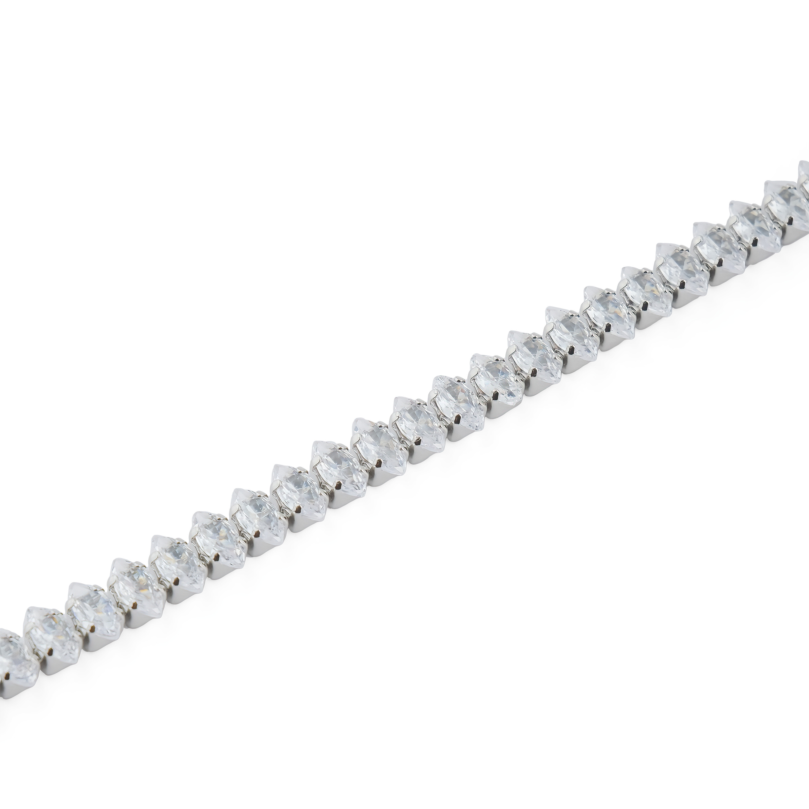 Crystal tennis bracelet