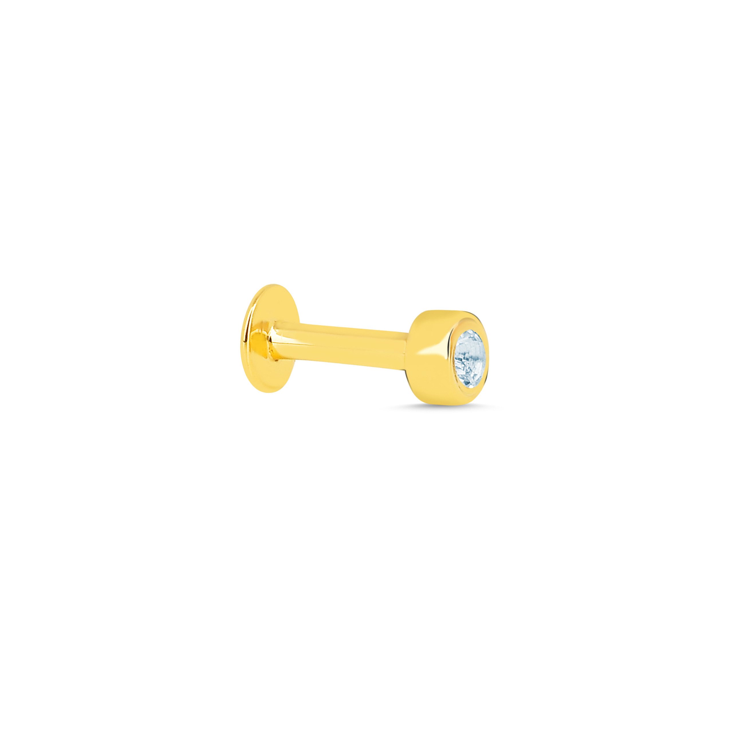 Gilded wrap with topaz