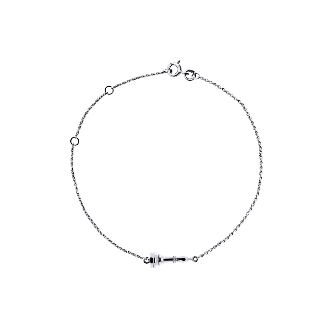 Prosto Jewelry Тонкий браслет «Слон» из серебра prosto jewelry позолоченный тонкий кафф из серебра