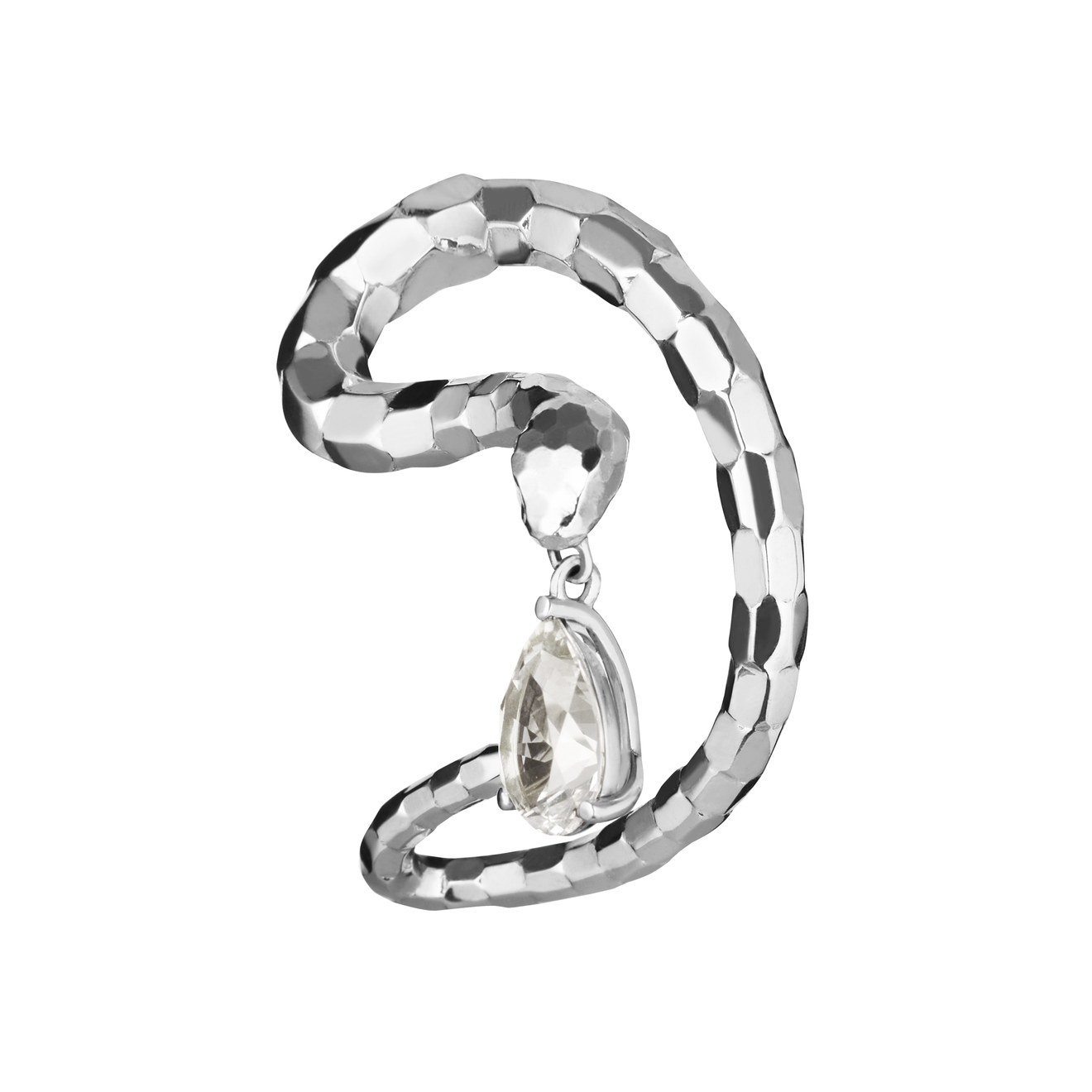 цена Vertigo Jewellery Lab Кафф-змея VENENUM из серебра