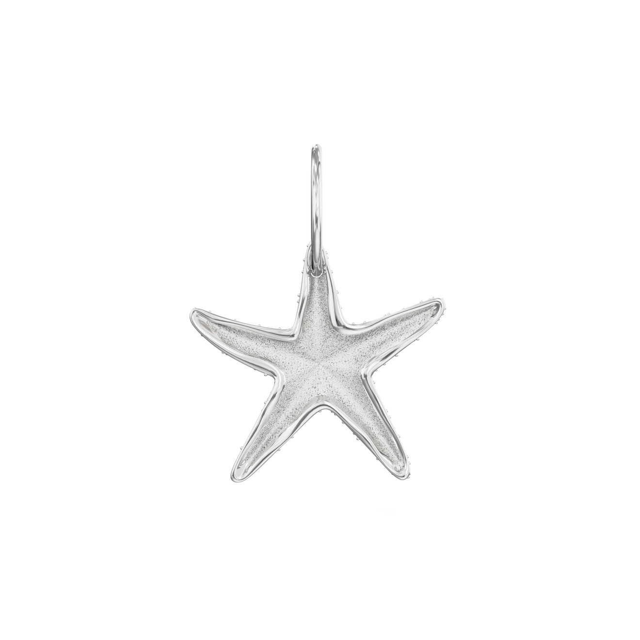 Jewlia Моносерьга морская звезда из серебра printio слюнявчик морская звезда