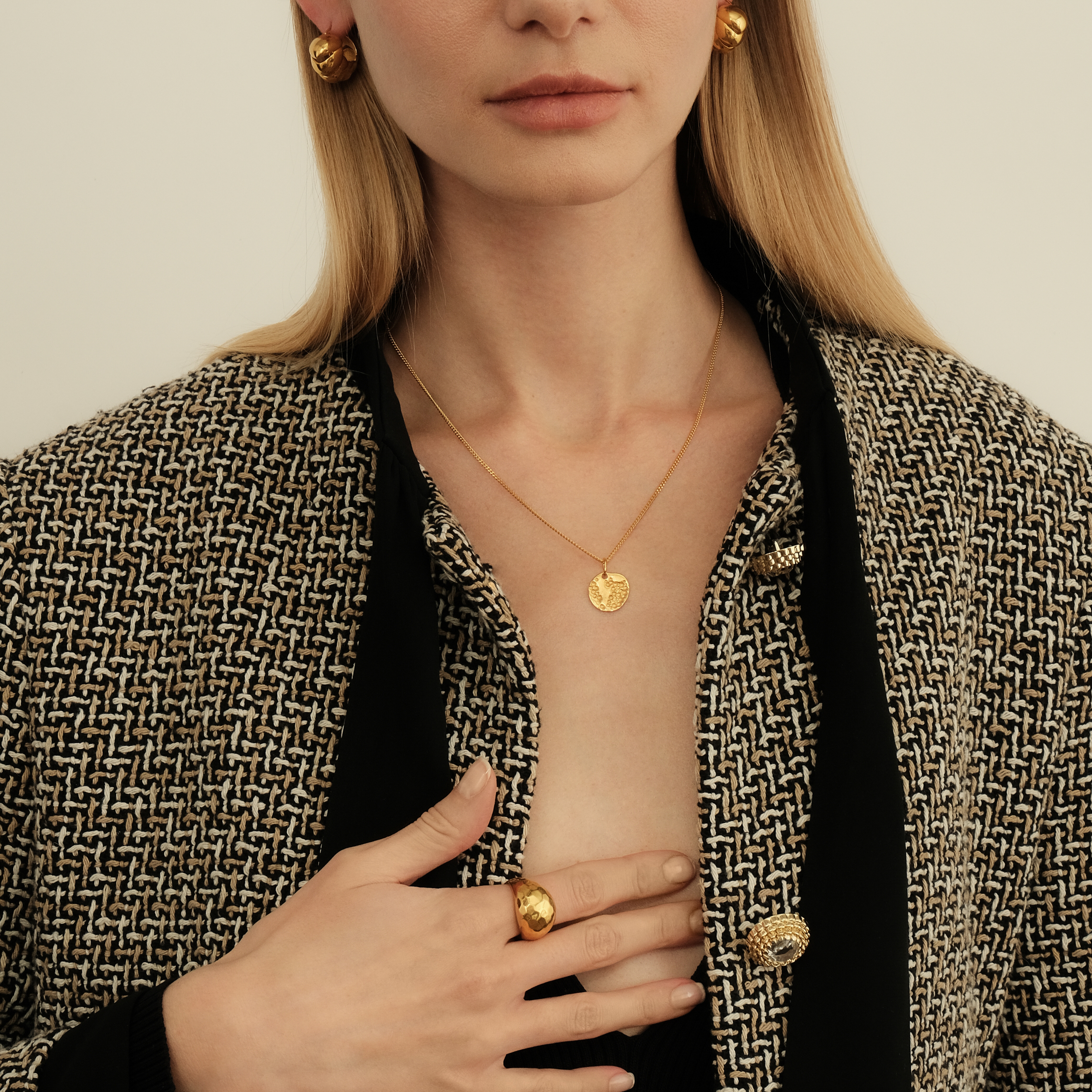 Серьги Woodlice gold
